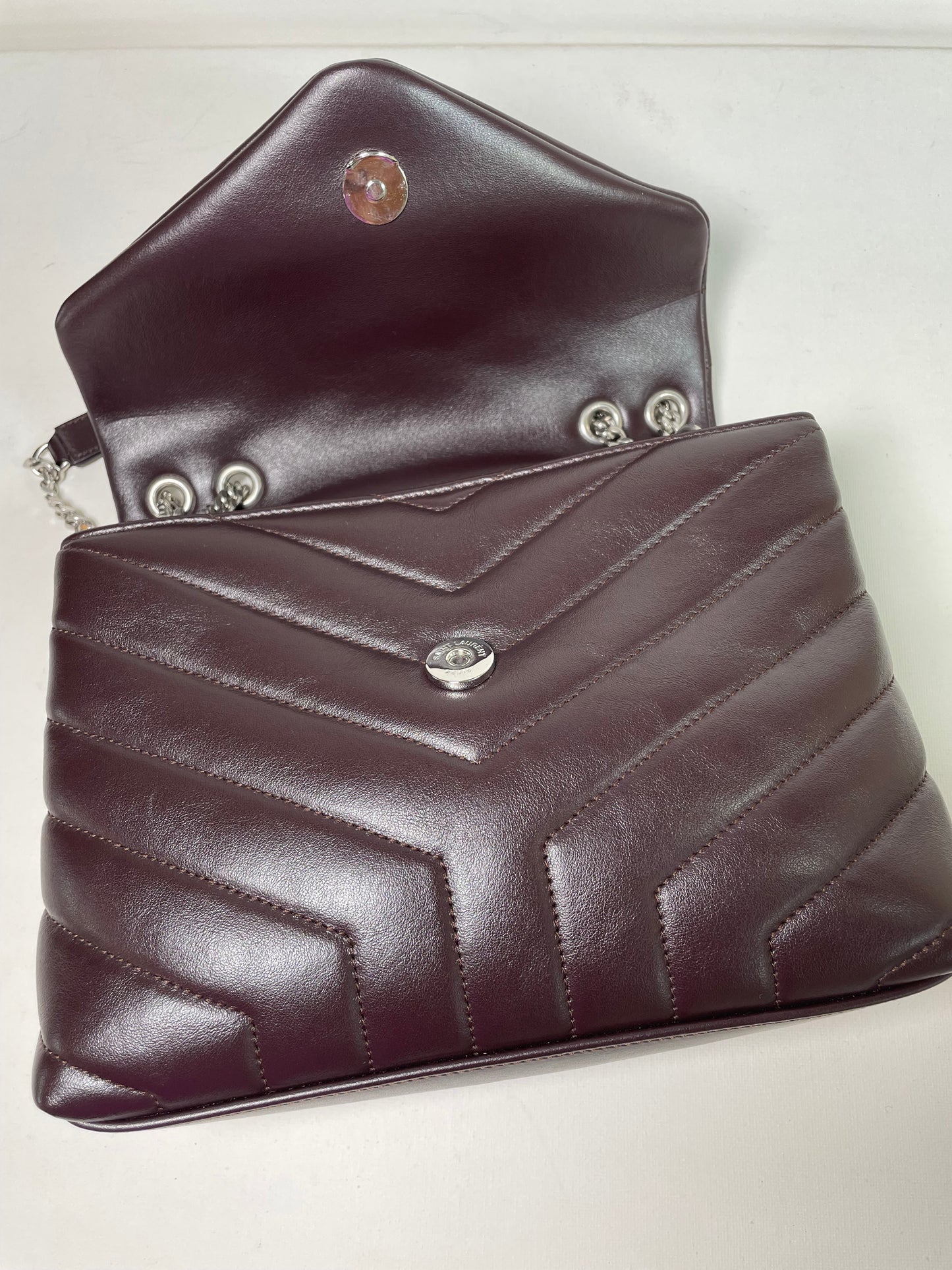 Preloved Yves Saint Laurent Quilted LouLou Shoulder Bag, Small