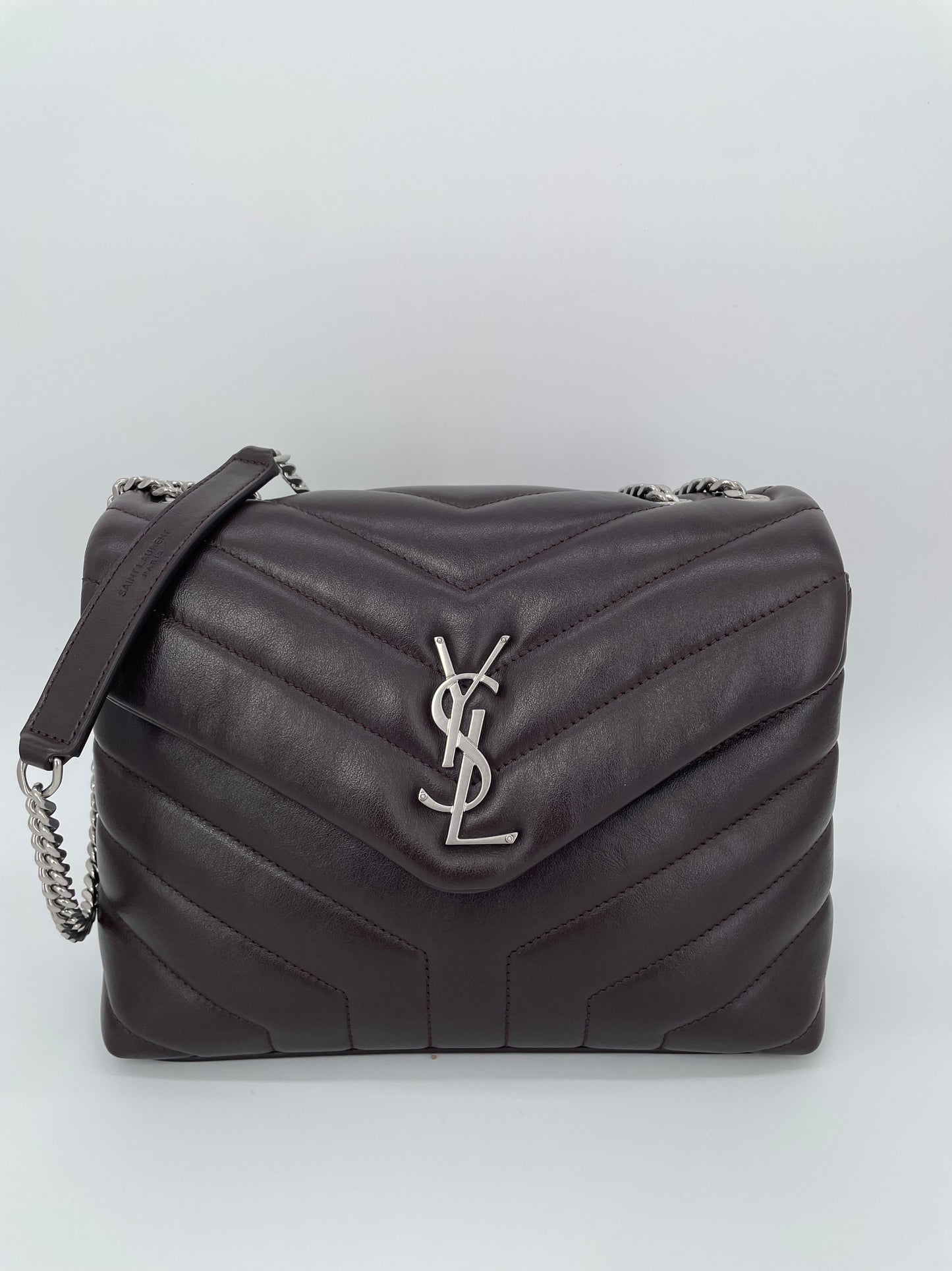 Preloved Yves Saint Laurent Quilted LouLou Shoulder Bag, Small