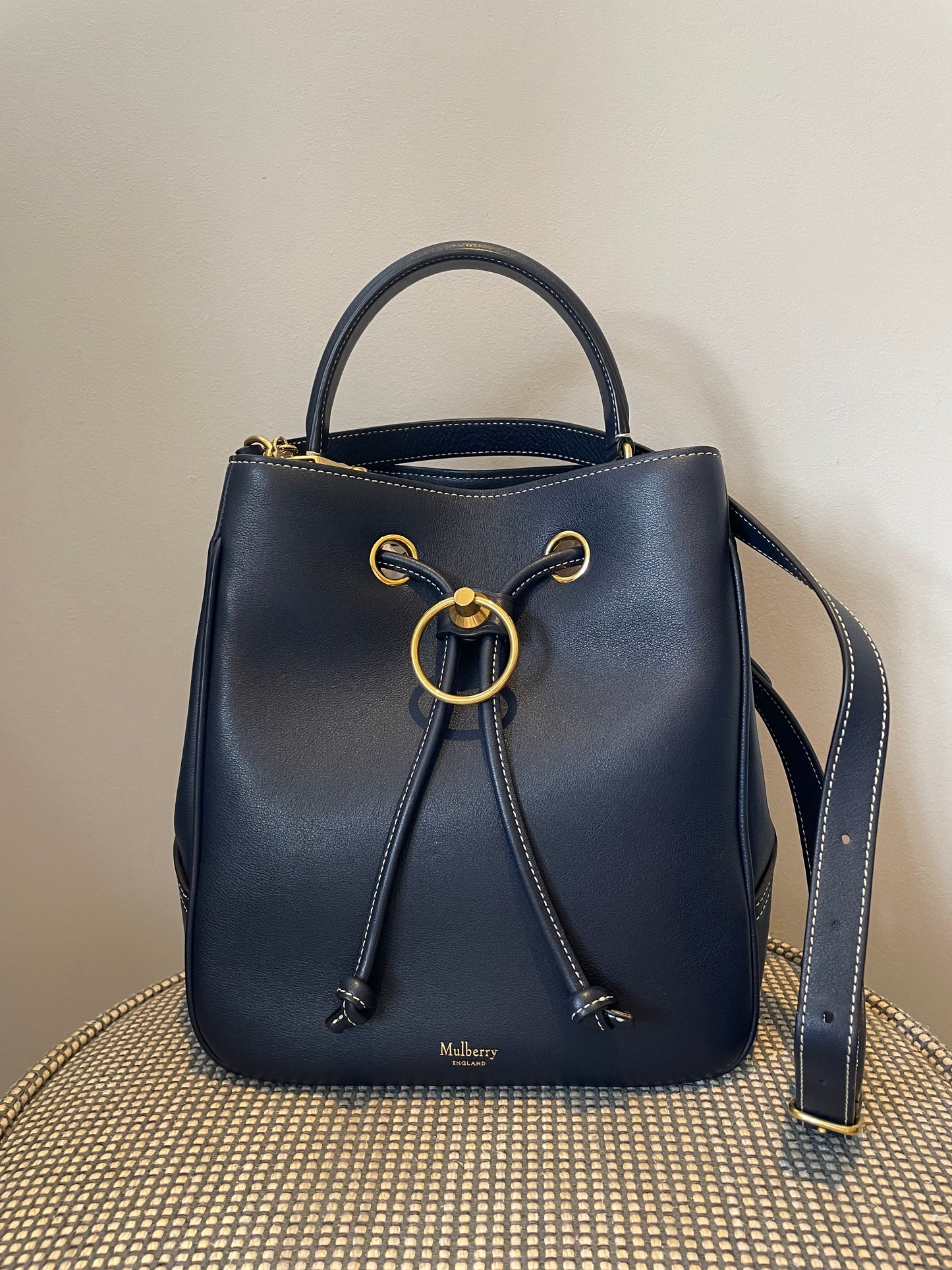 Preloved Mulberry Hampstead Bucket Bag, Medium