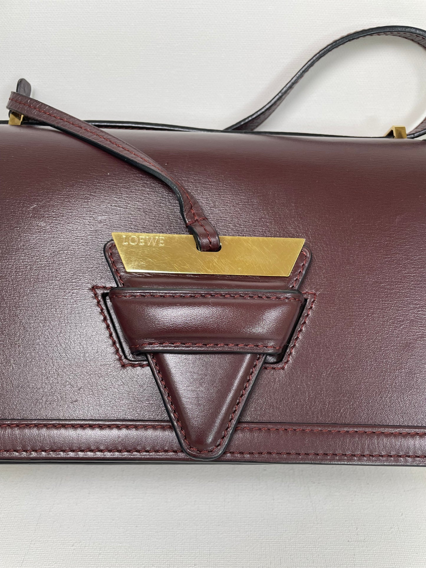 Preloved Loewe Barcelona Crossbody Bag, Medium