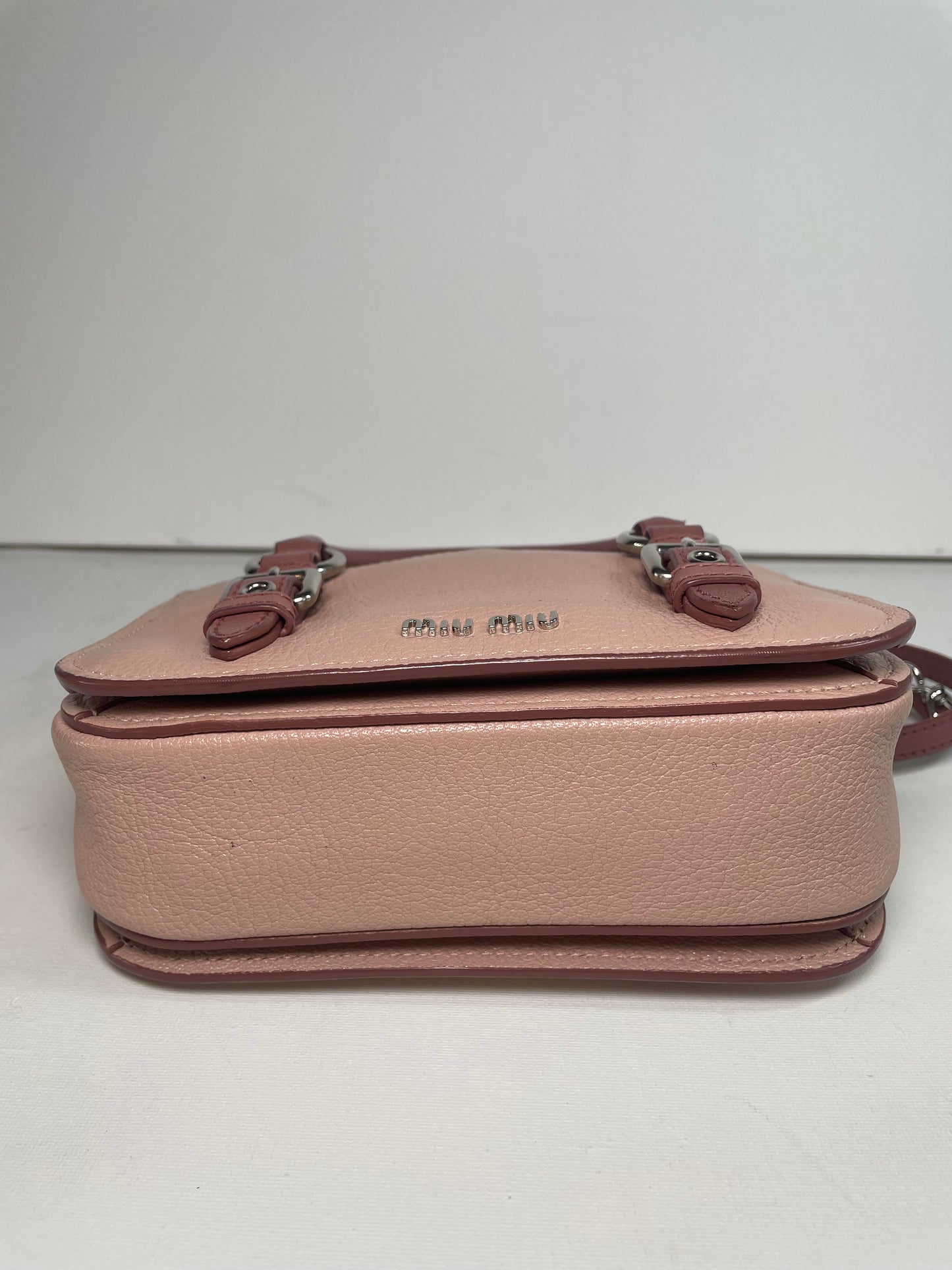 Preloved Miu Miu Madras Lock Crossbody Bag