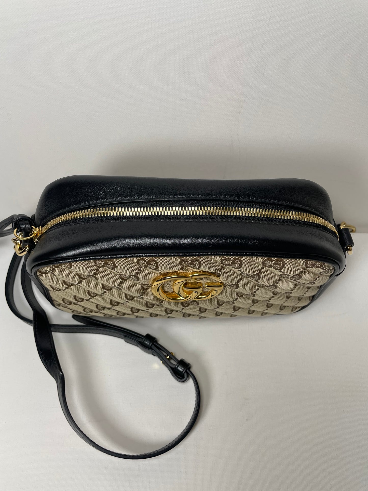 Preloved Gucci Matelasse Diagonal GG Marmont Bag, Small