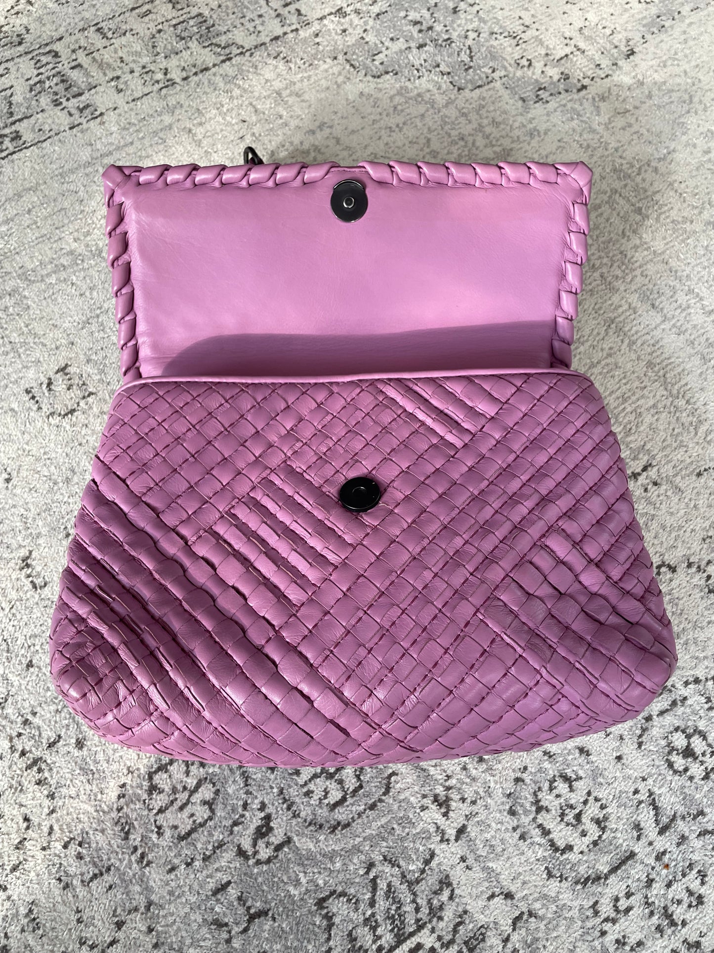 Preloved Bottega Veneta Boutis Intrecciato Olimpia Bag, Small