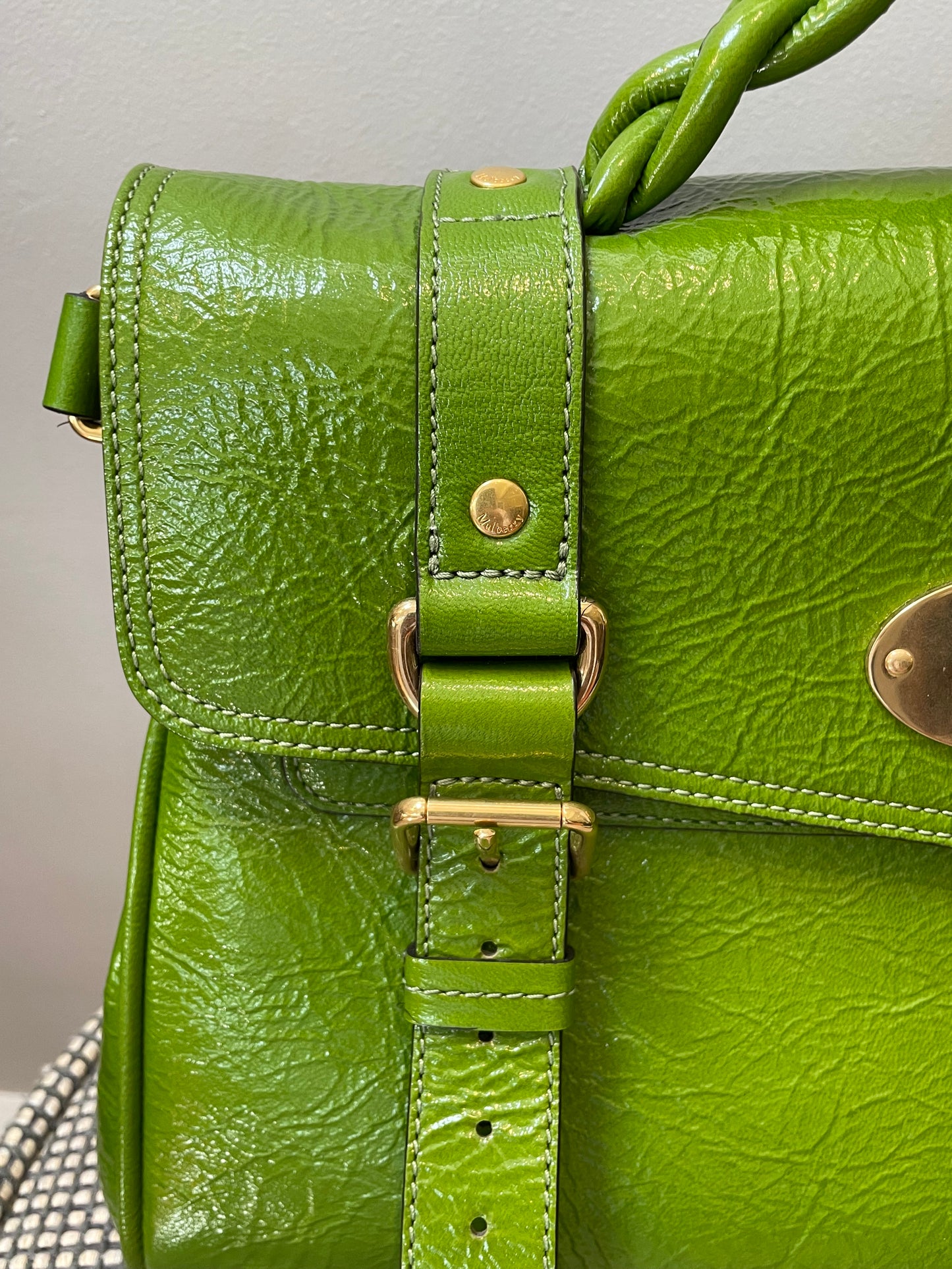 Preloved Mulberry Alexa Satchel Bag, Regular