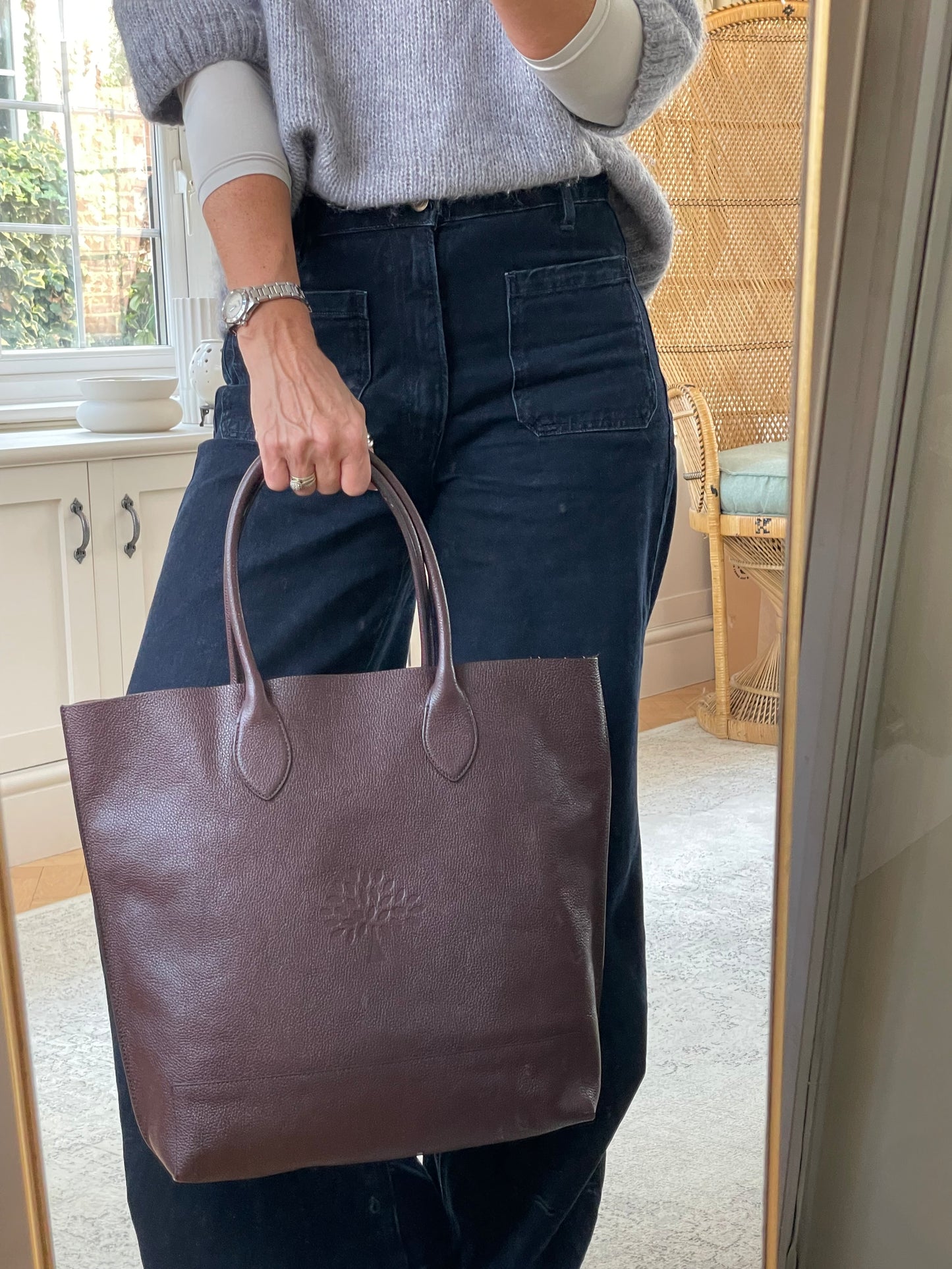 Preloved Mulberry Blossom Tote Bag