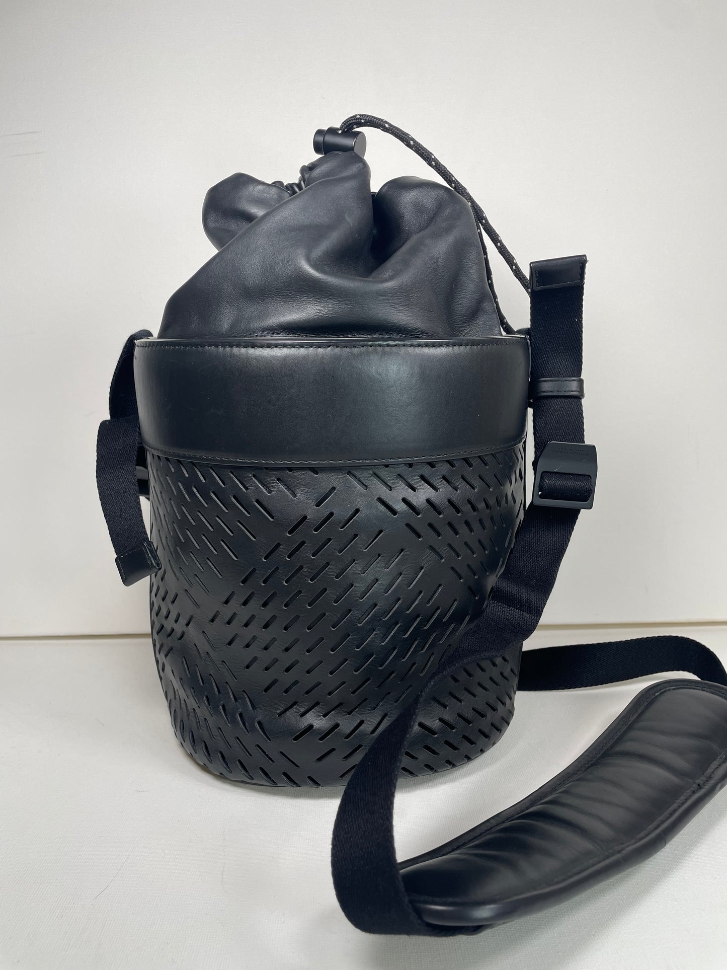 Preloved Bottega Veneta Perforated Bucket Bag
