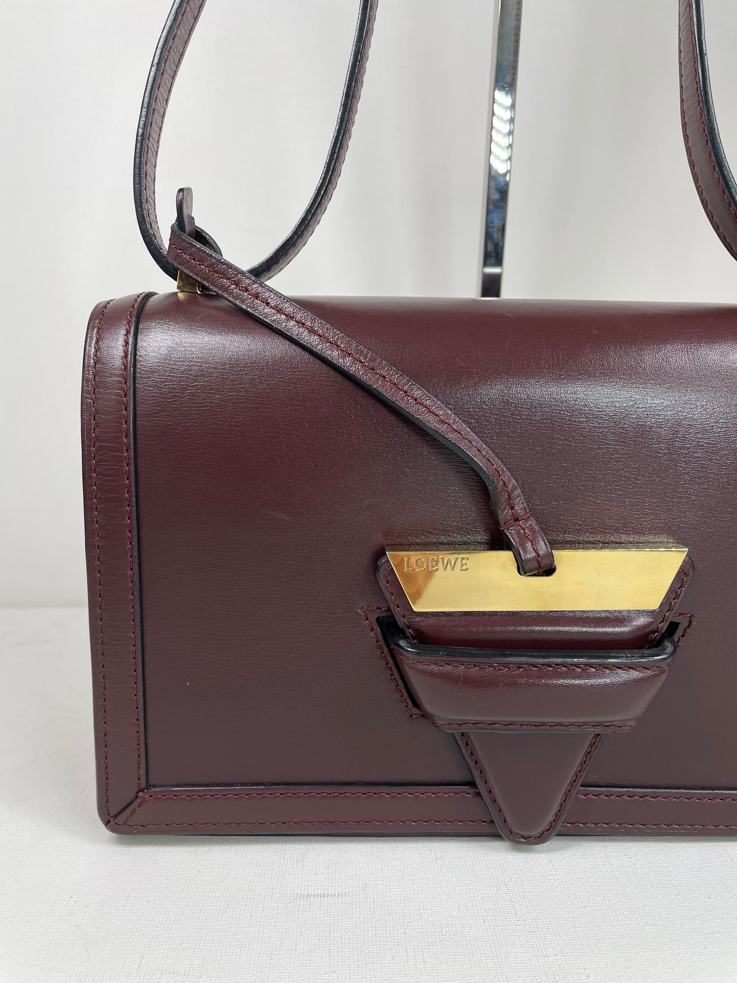 Preloved Loewe Barcelona Crossbody Bag, Medium
