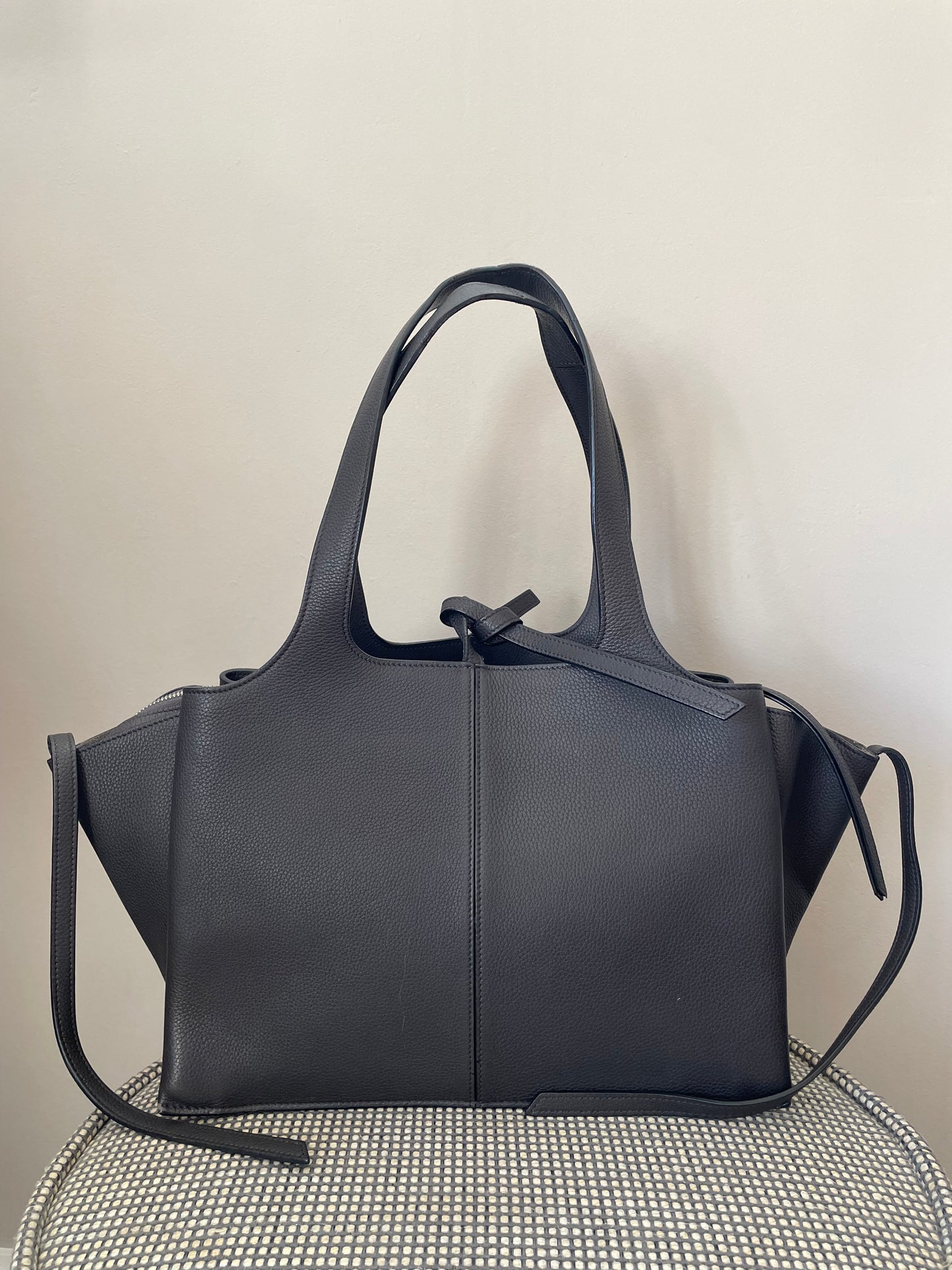 Preloved Celine Tri-Fold Shopping Tote Bag, Small