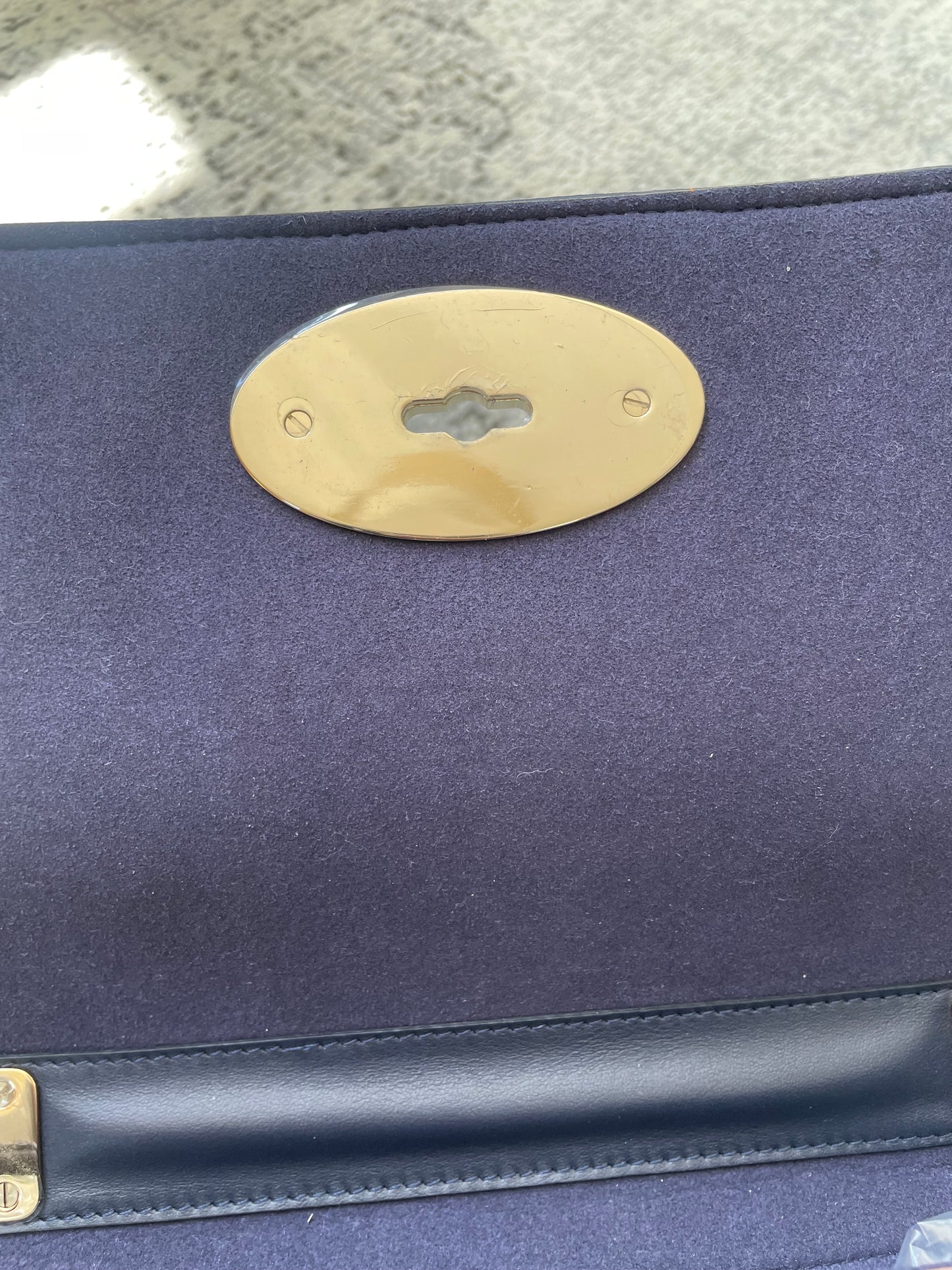 Preloved Mulberry Lily Shoulder Bag, Medium