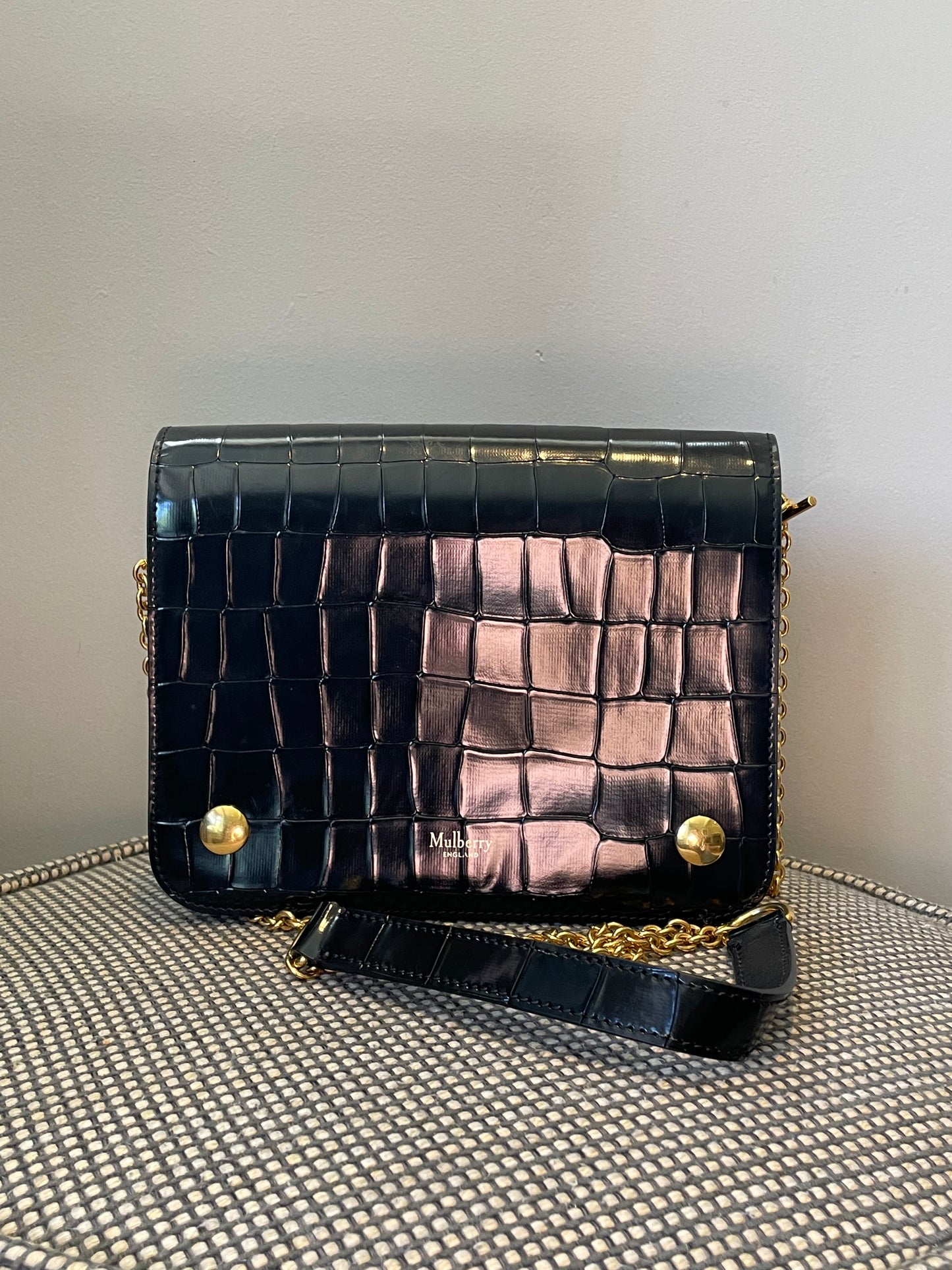 Preloved Mulberry Clifton Shoulder Bag/Clutch