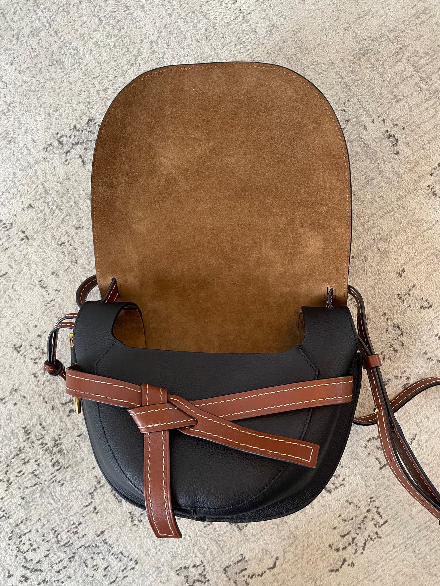 Preloved Loewe Gate Crossbody Bag, Small
