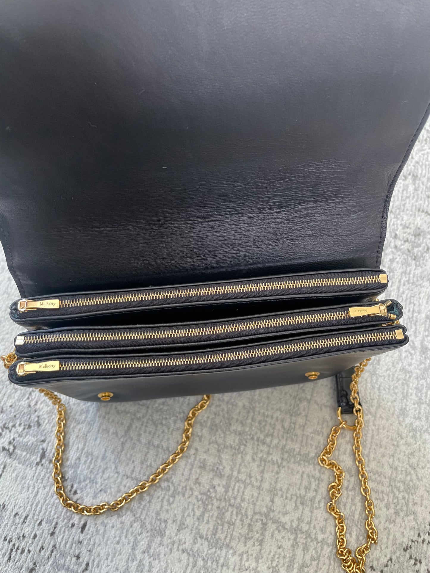 Preloved Mulberry Clifton Shoulder Bag/Clutch