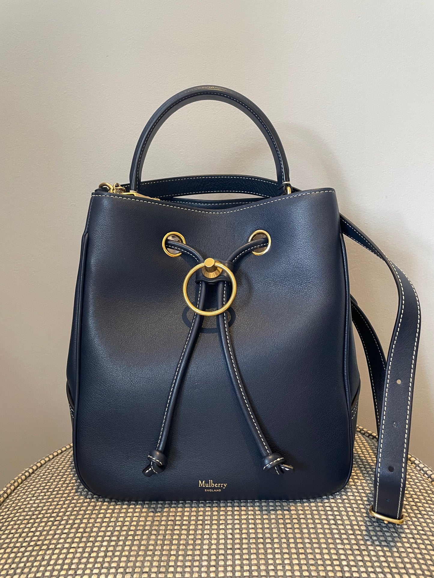 Preloved Mulberry Hampstead Bucket Bag, Medium