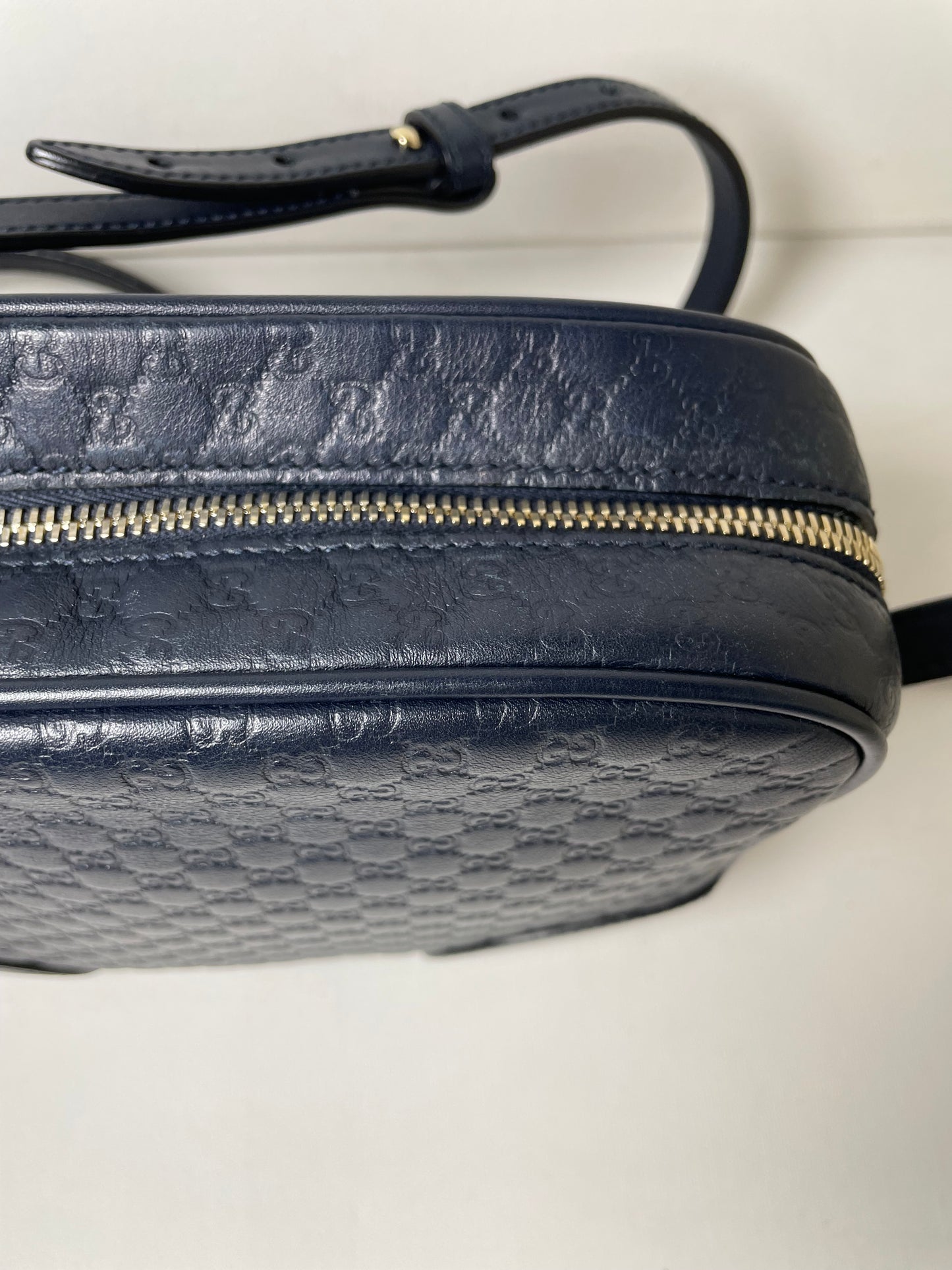 Preloved Gucci GG Guccissima Leather Bree Crossbody