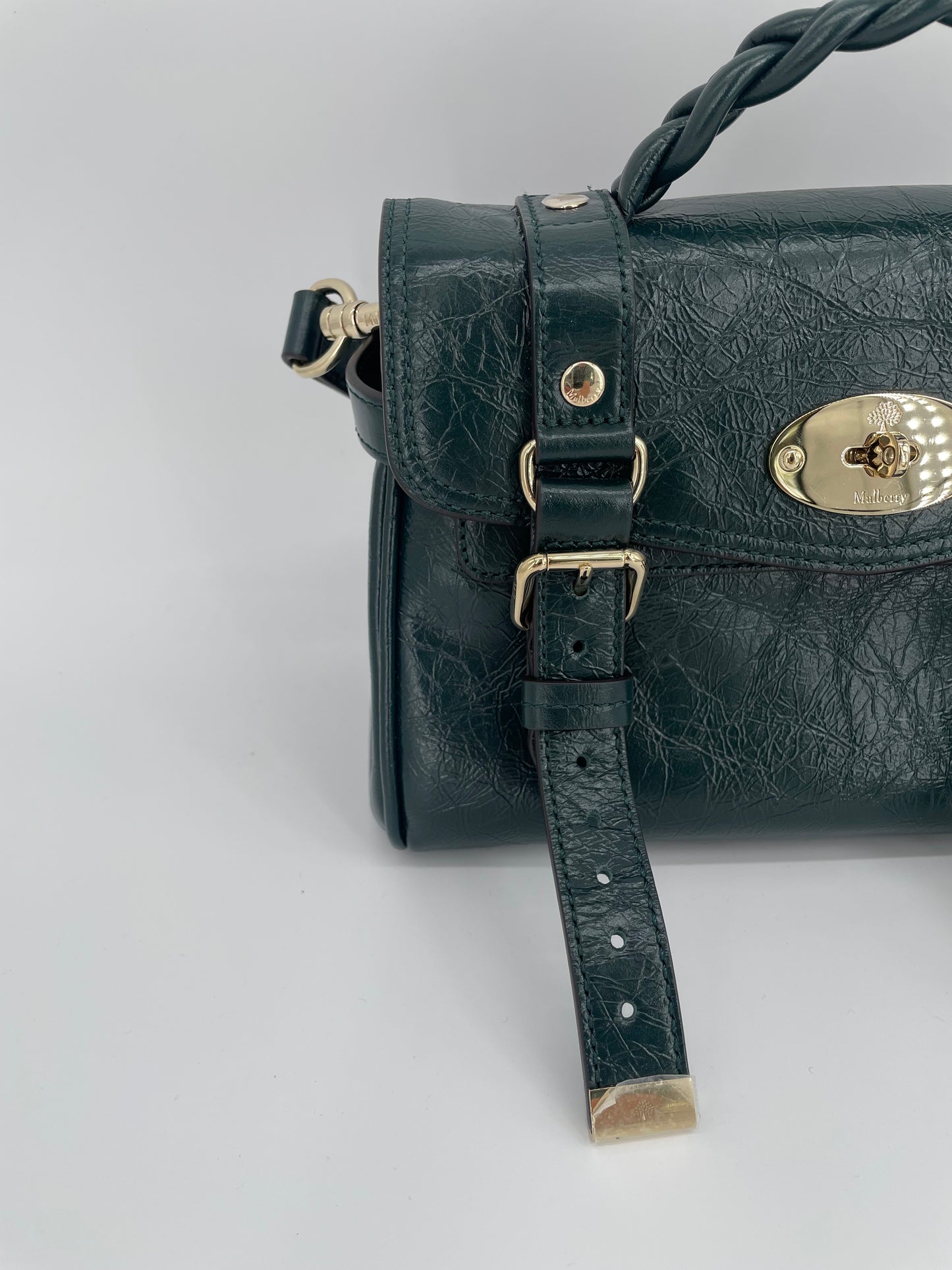 Preloved Mulberry Alexa Satchel Bag, Mini
