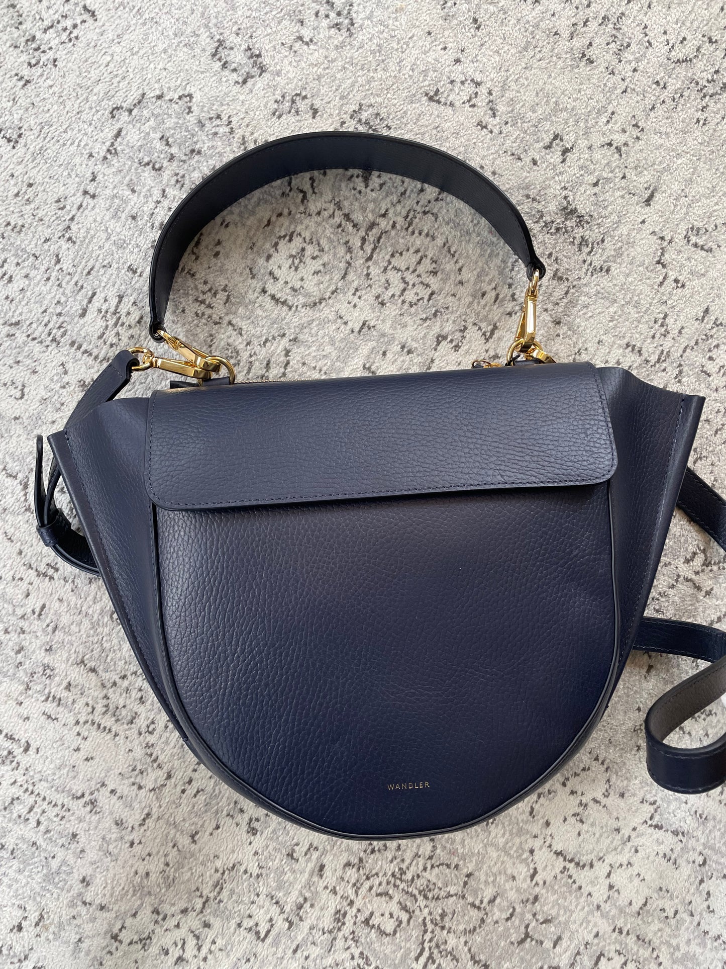 Preloved Wandler Hortensia Crossbody Bag and Top Handle Bag, Medium