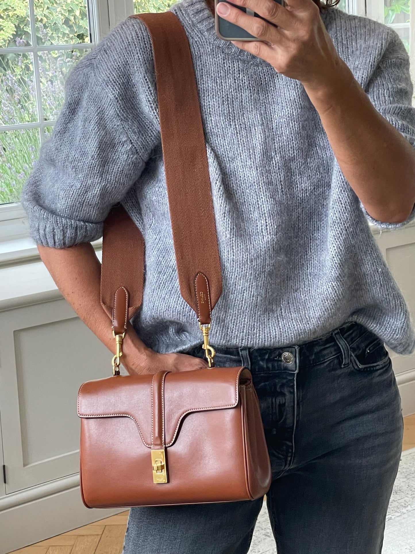 Preloved Celine Teen Soft 16 Shoulder Bag