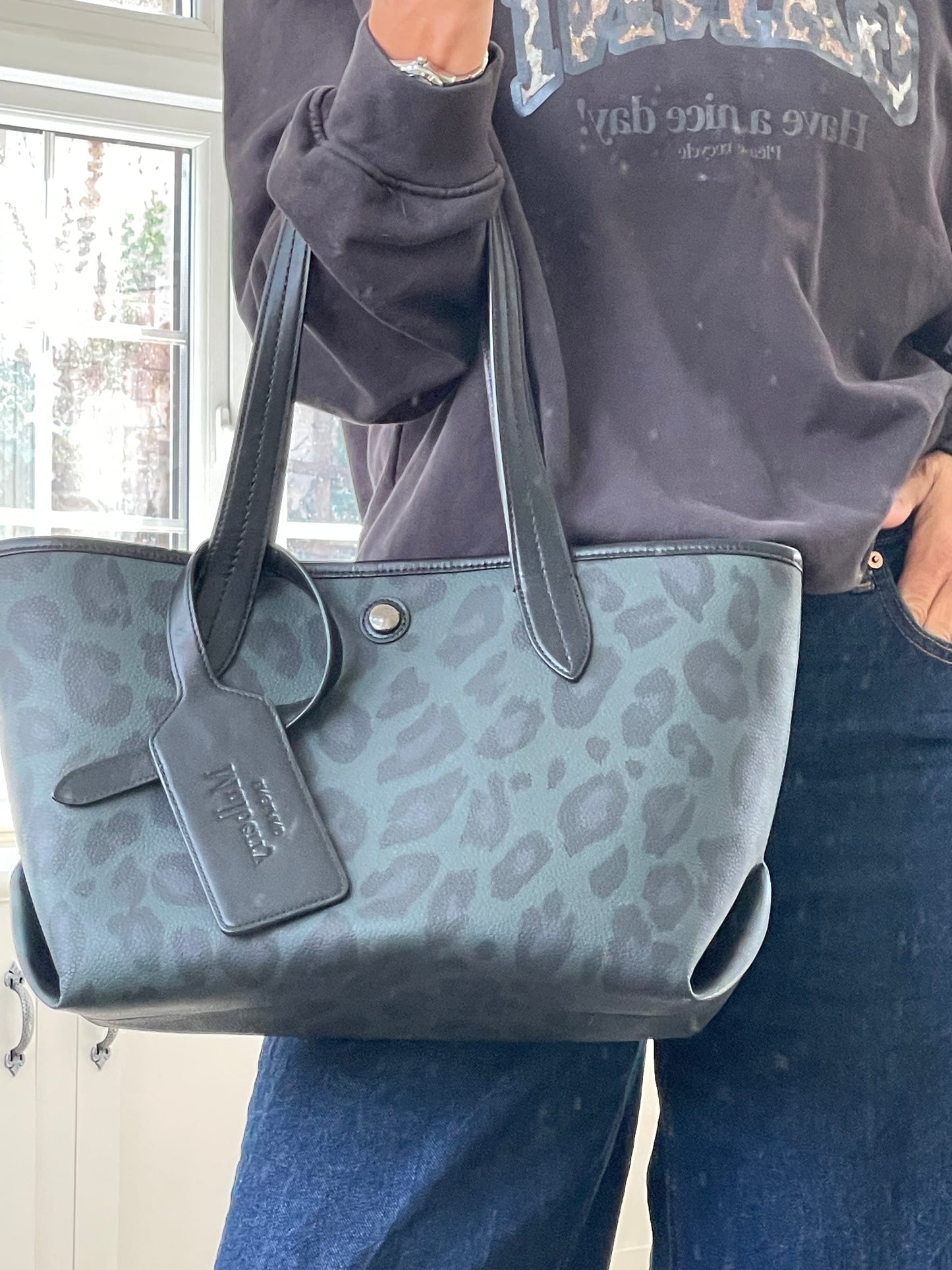 Preloved Mulberry Harper Shopper Tote Bag, Small