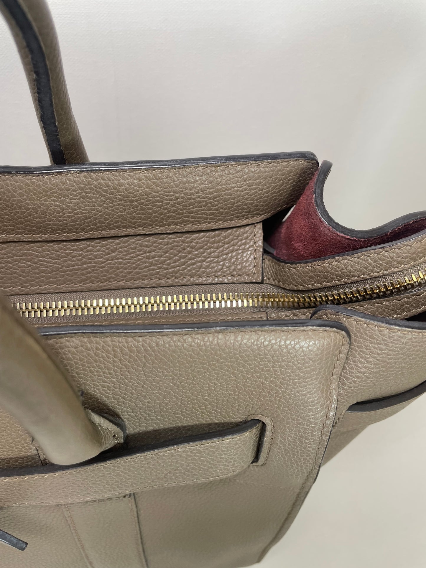 Preloved Mulberry Classic Grain Zipped Bayswater Bag, Large
