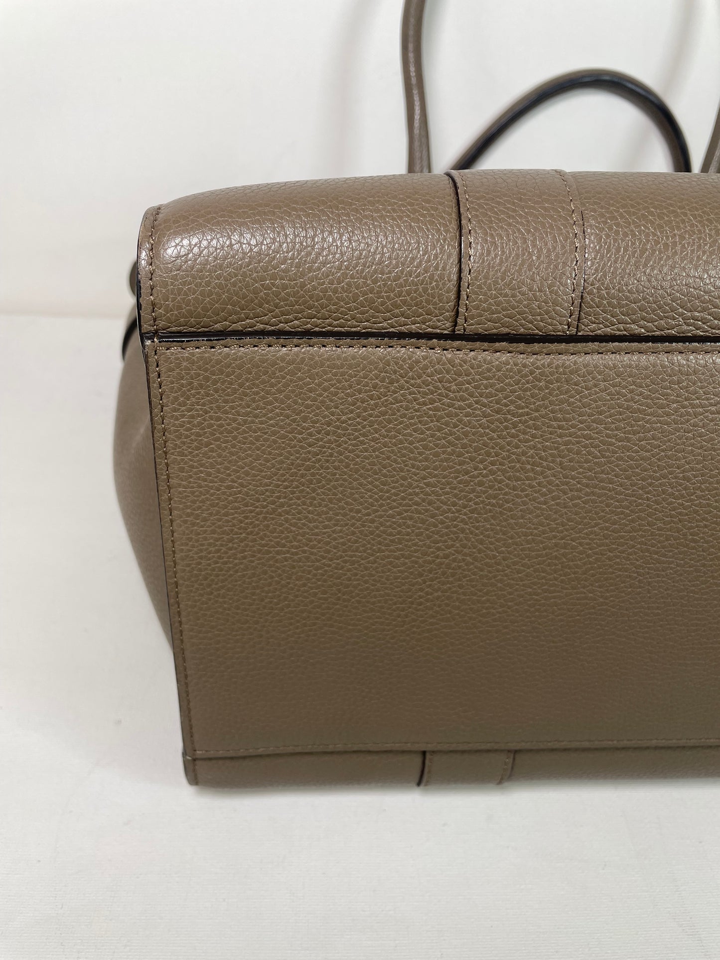 Preloved Mulberry Classic Grain Zipped Bayswater Bag, Large