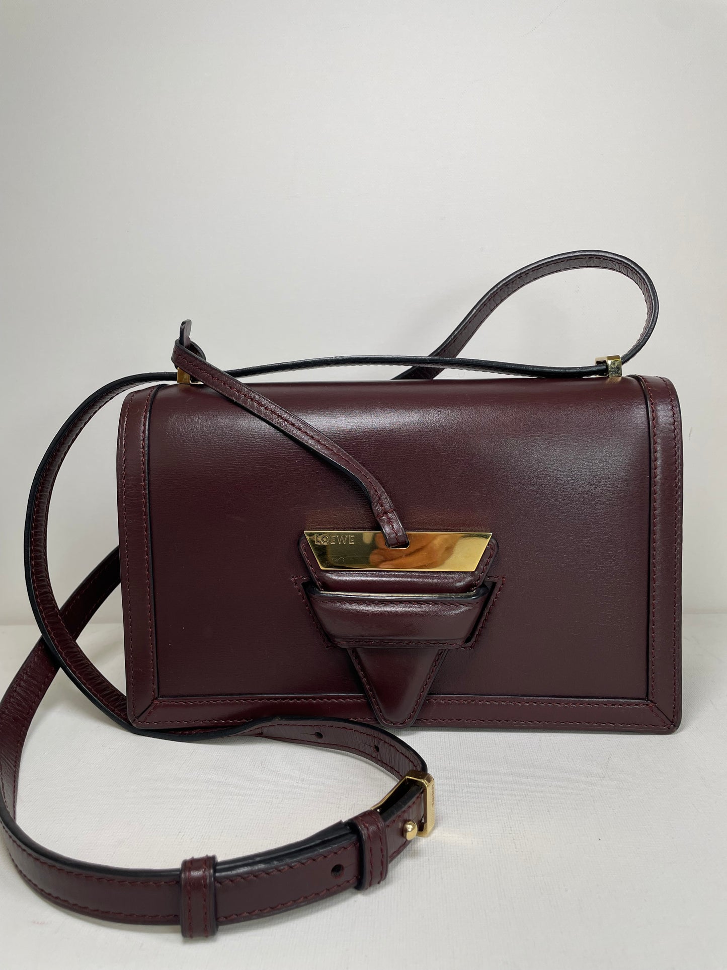 Preloved Loewe Barcelona Crossbody Bag, Medium