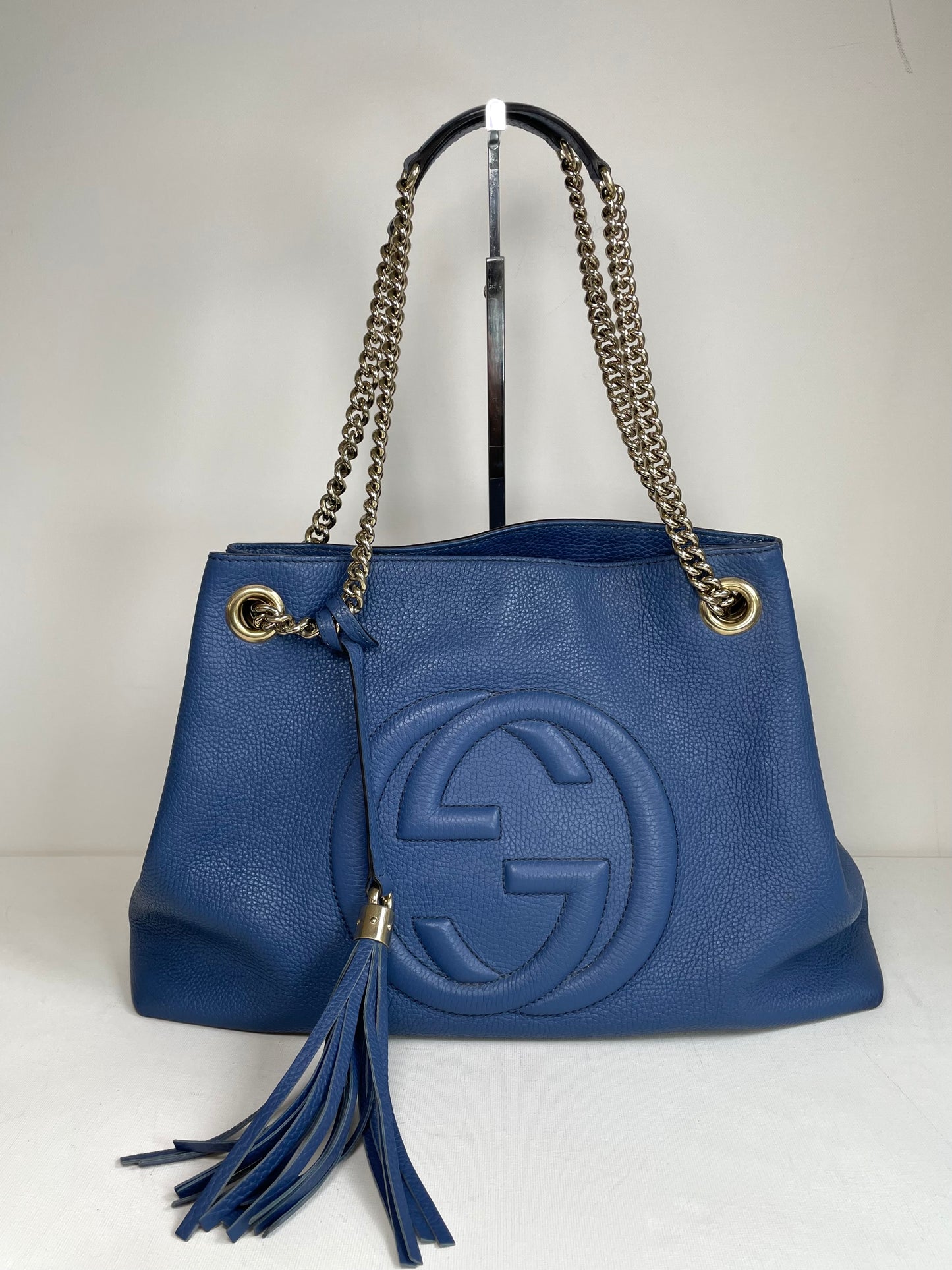 Preloved Gucci Soho Chain Shoulder Tote Bag, Medium