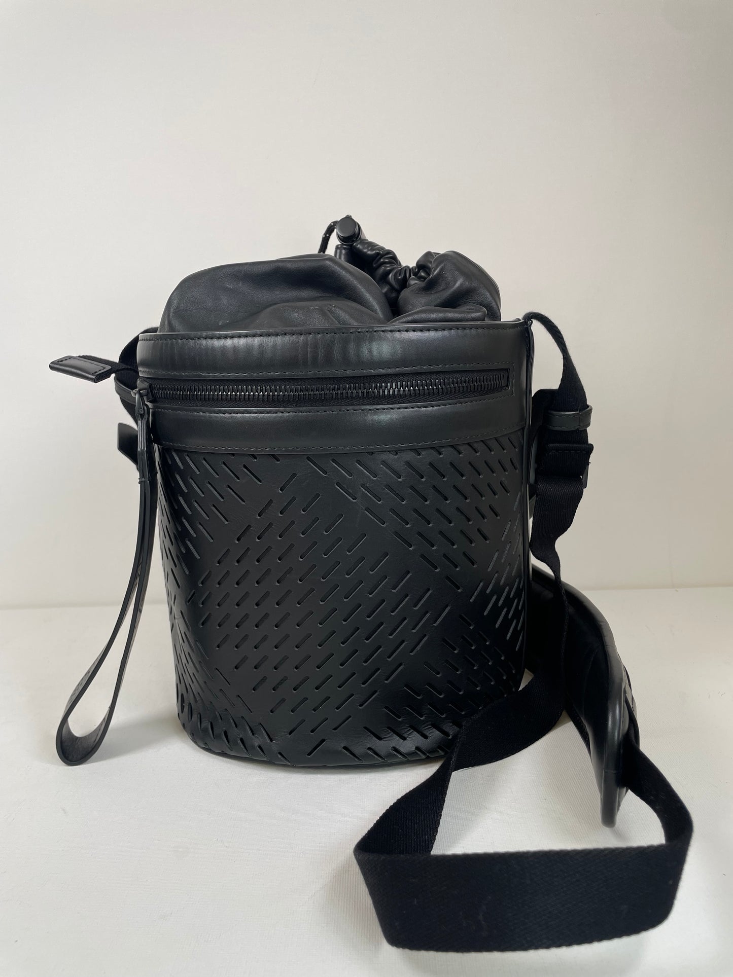 Preloved Bottega Veneta Perforated Bucket Bag