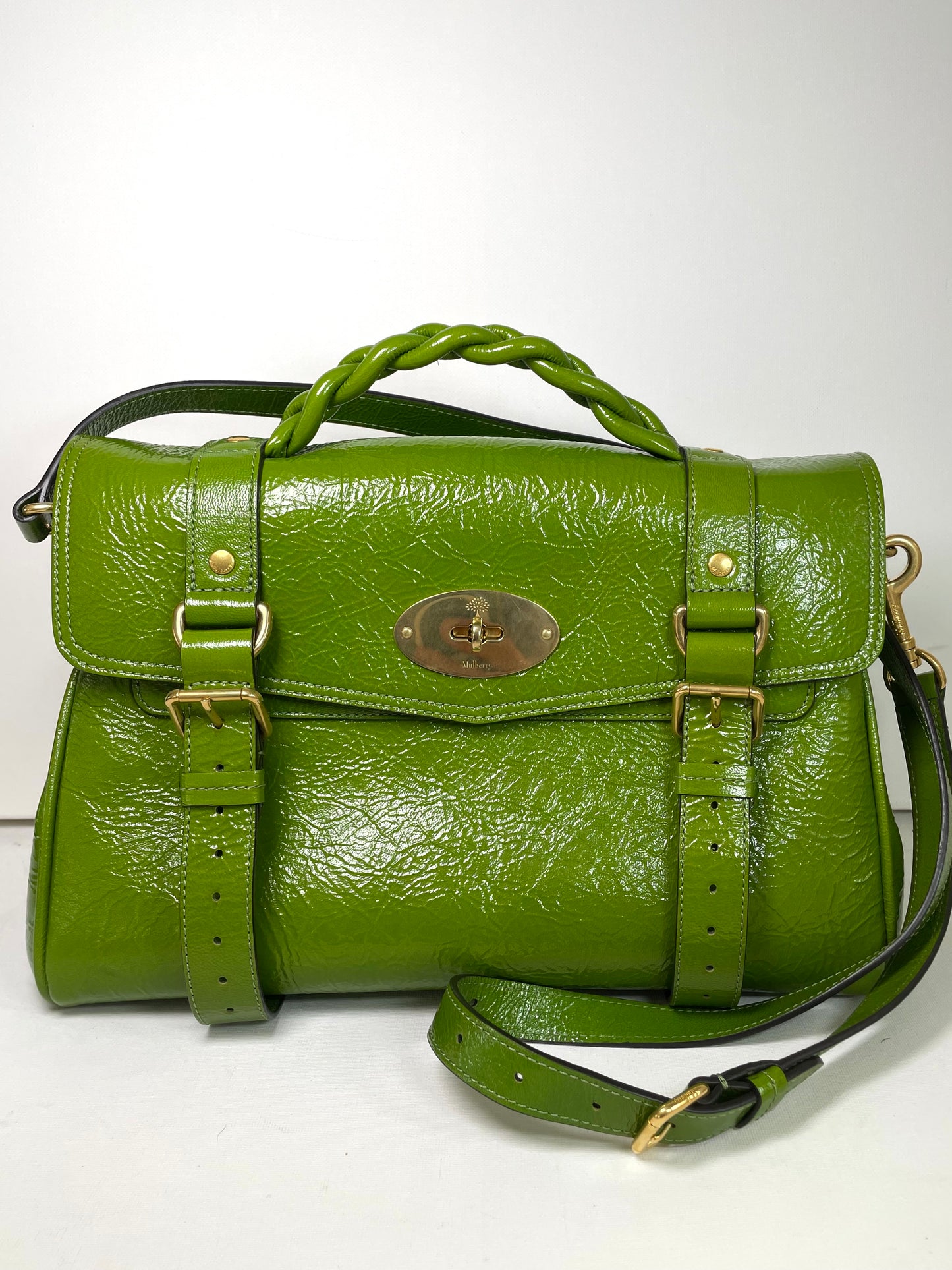 Preloved Mulberry Alexa Satchel Bag, Regular