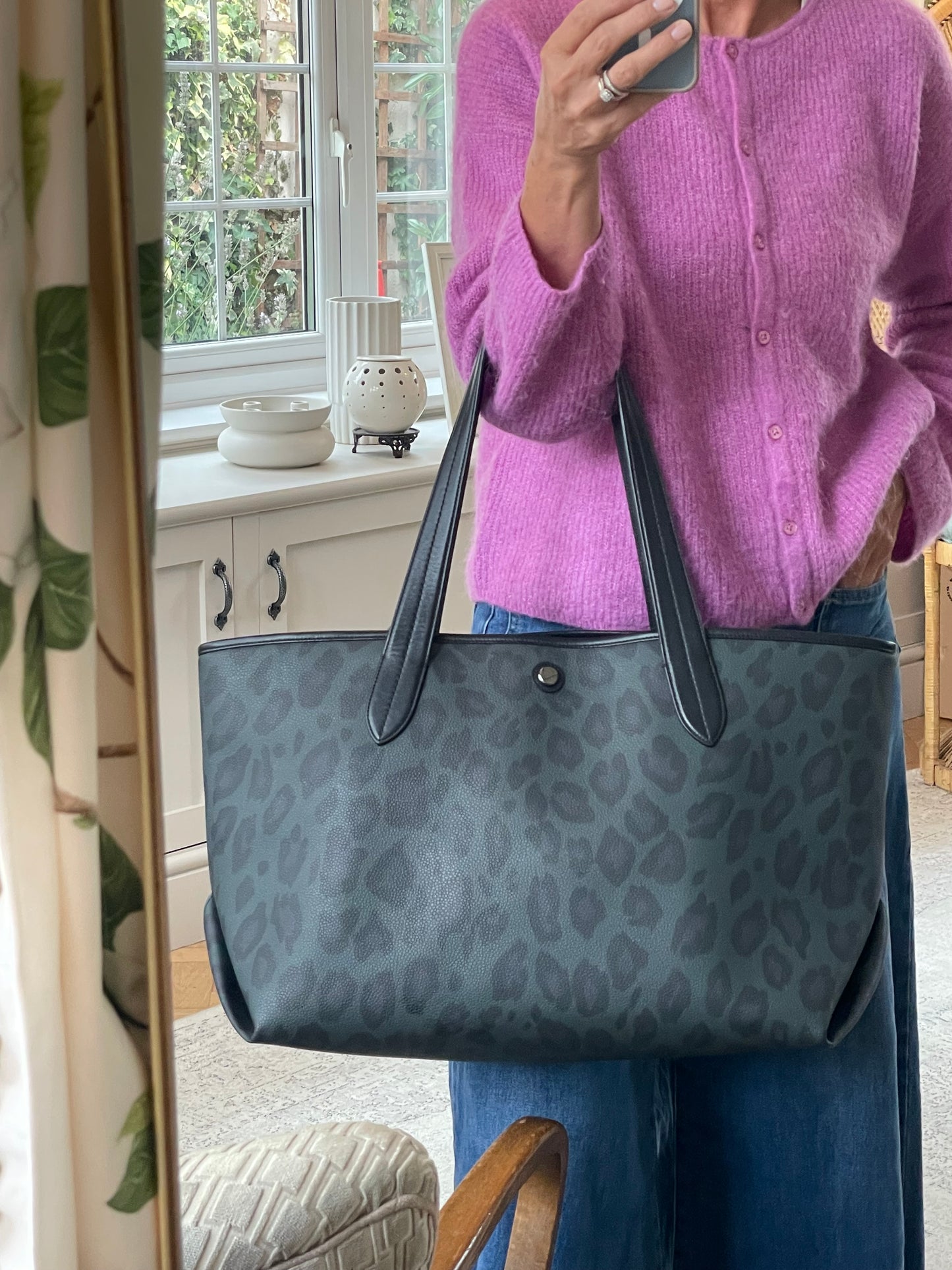 Preloved Mulberry Harper Shopper Tote Bag, Large