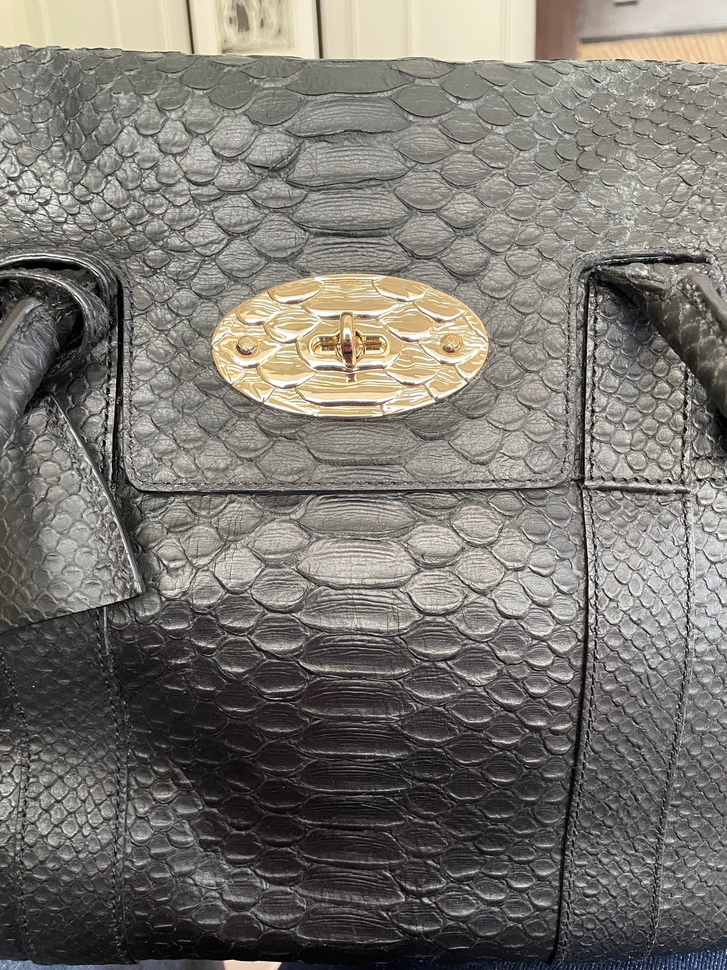 Preloved Mulberry Bayswater Tote Bag, Large
