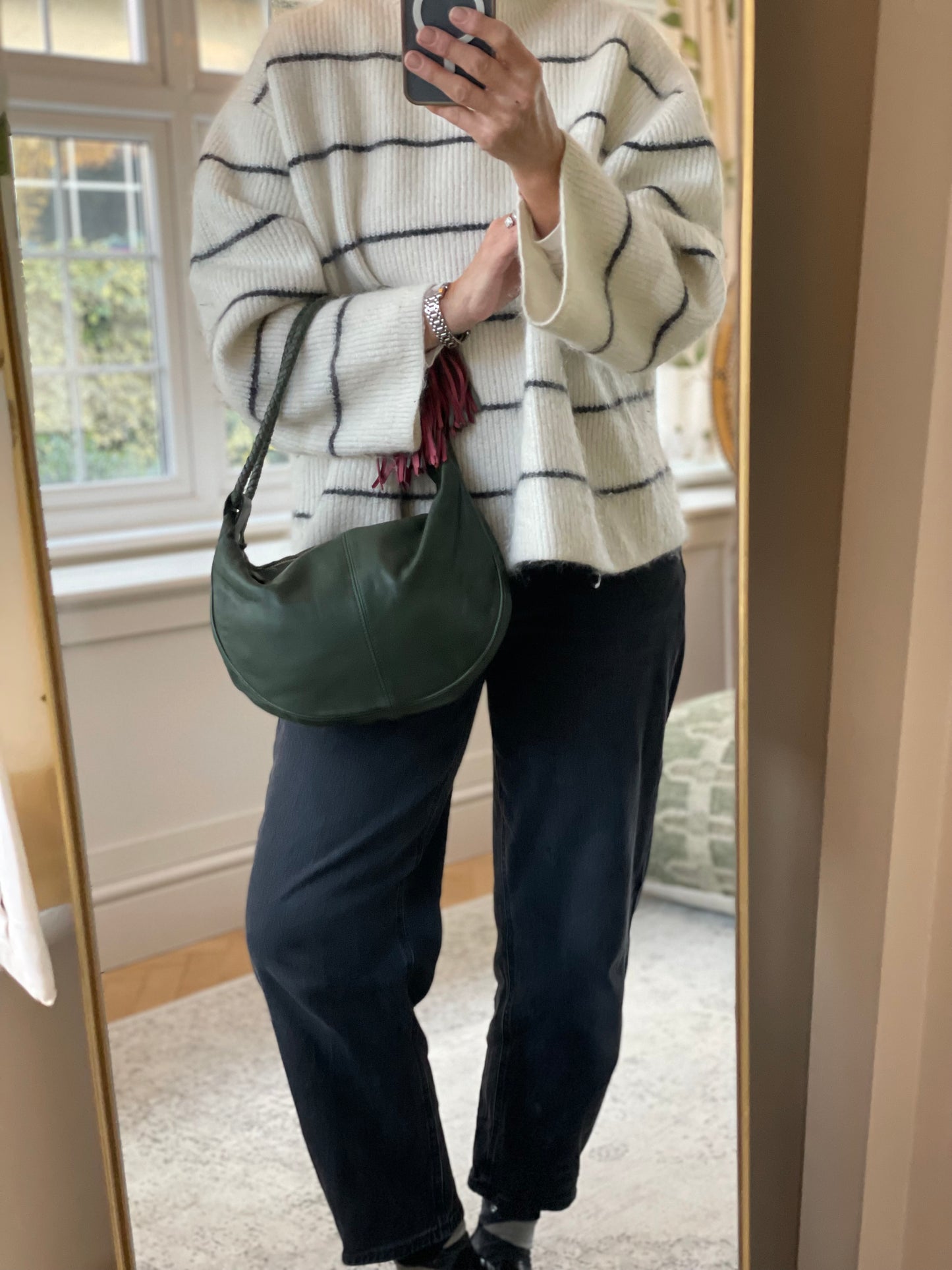 Preloved Vintage Mulberry Araline Hobo bag