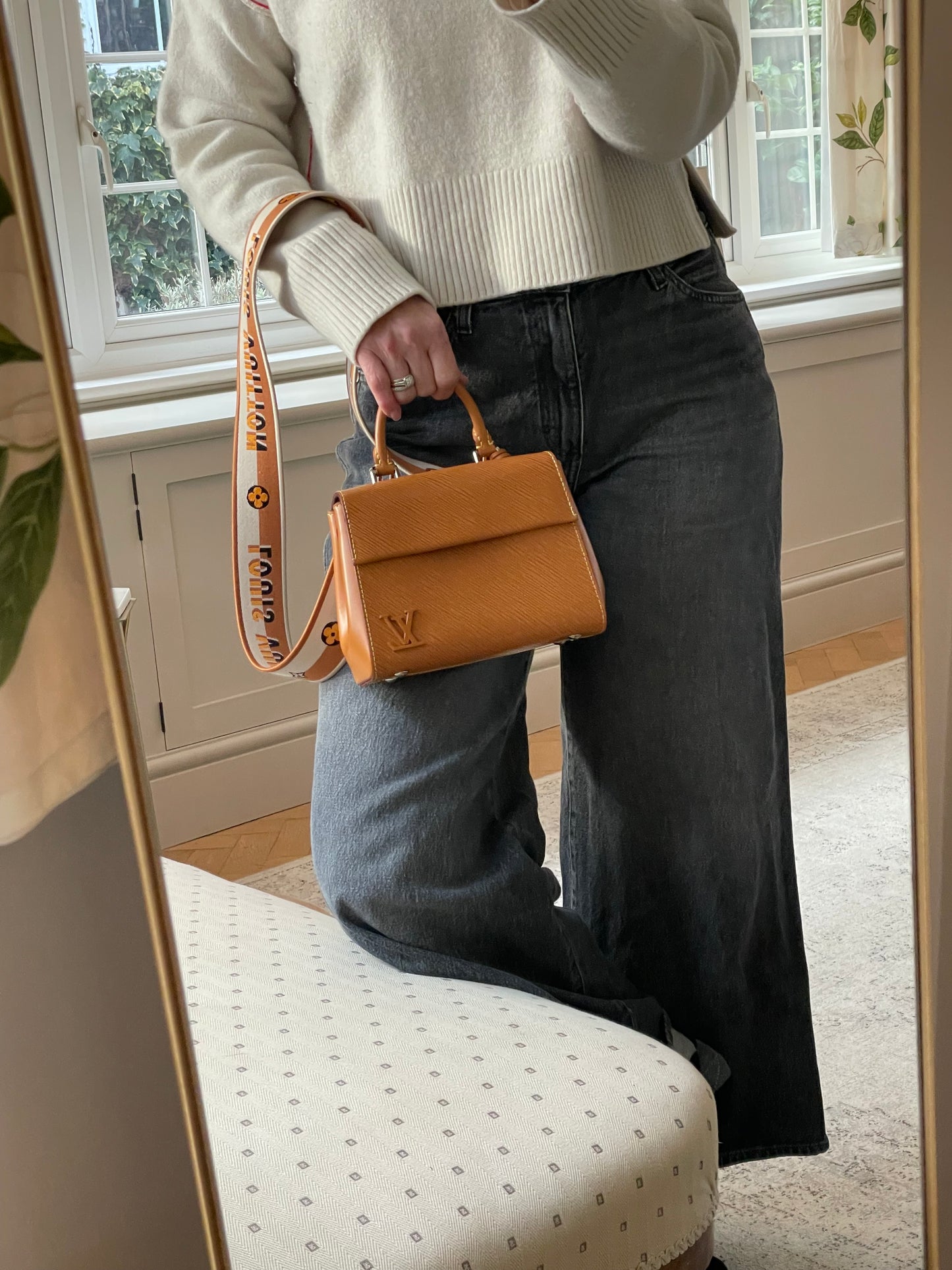 Preloved Louis Vuitton Cluny Shoulder Bag, Mini