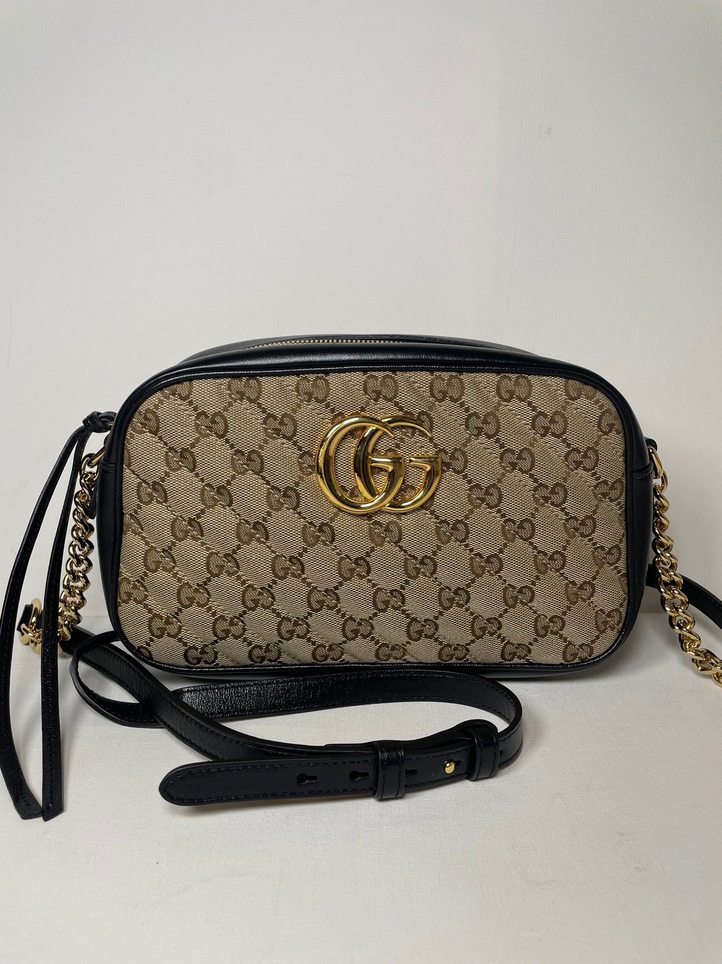 Preloved Gucci Matelasse Diagonal GG Marmont Bag, Small