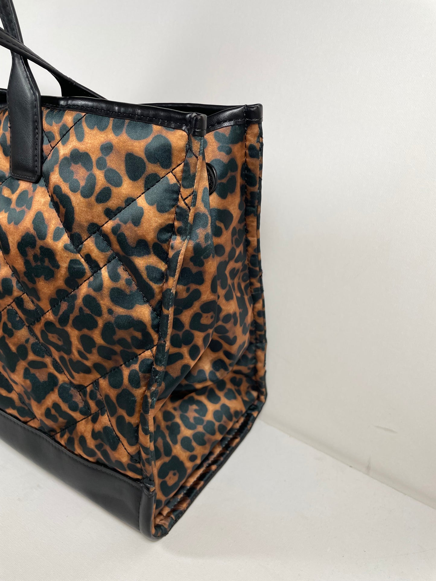 Preloved Kurt Geiger Leopard Print Shopping Tote Bag
