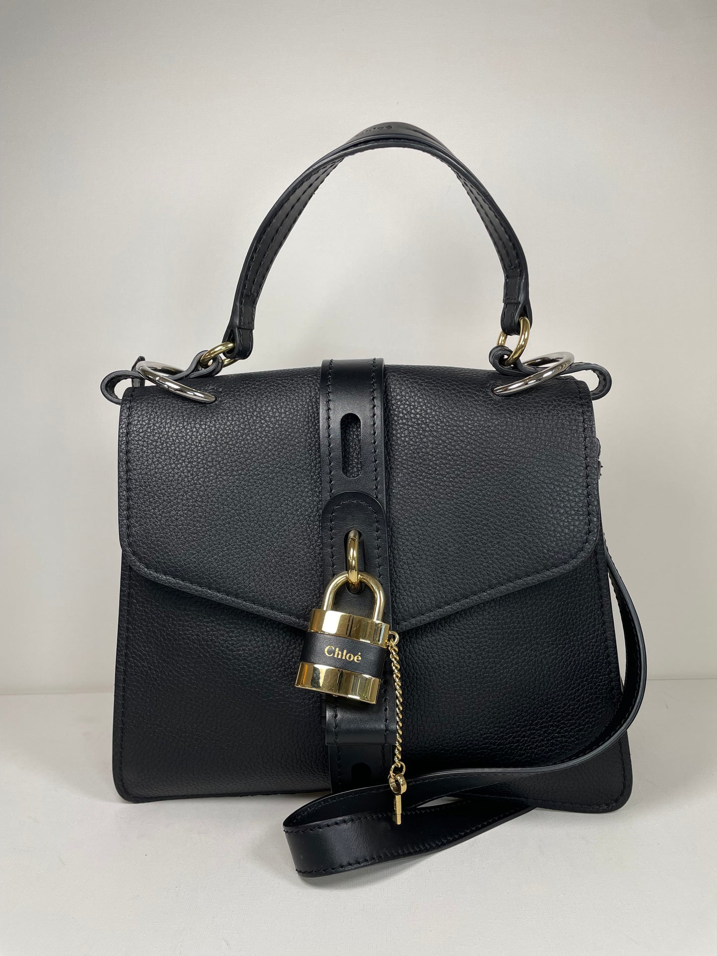 Preloved Chloe Aby Two Way Satchel Bag, Medium