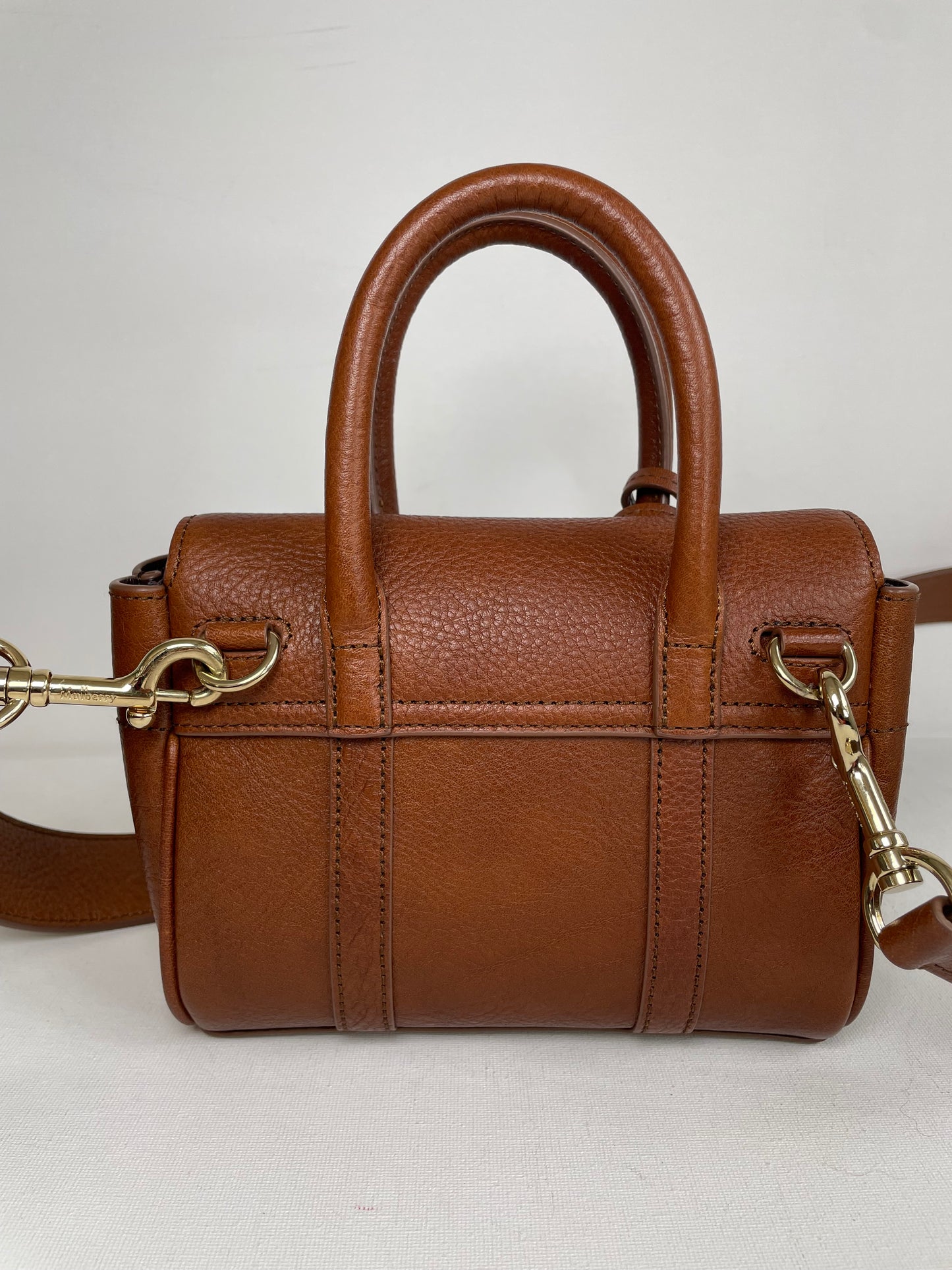 Preloved Mulberry Bayswater Satchel Bag, Mini