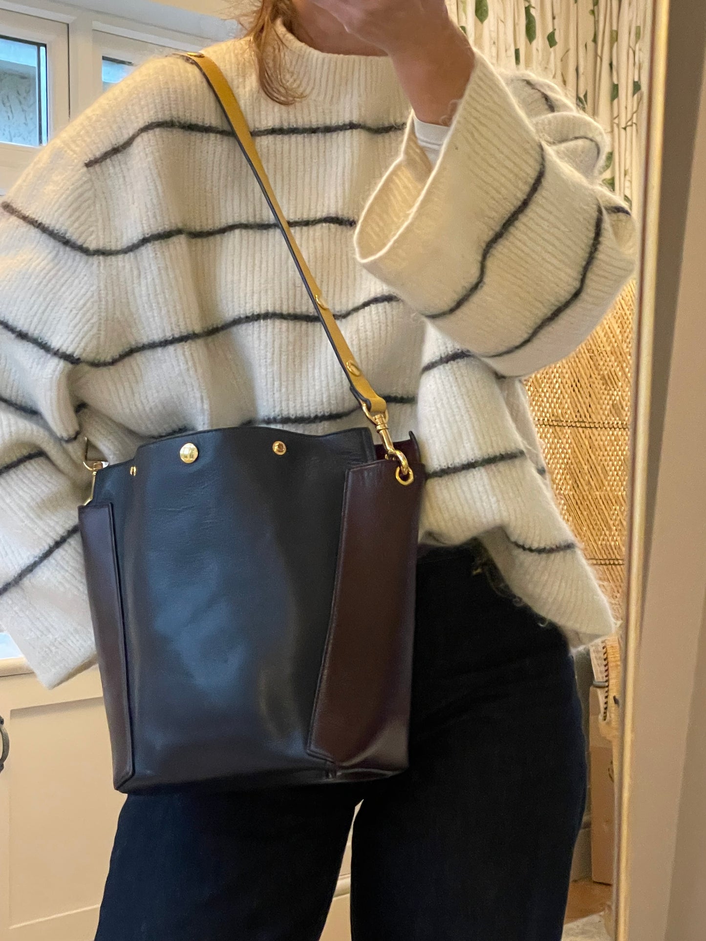 Preloved Mulberry Camden Bucket Shoulder Bag, Small