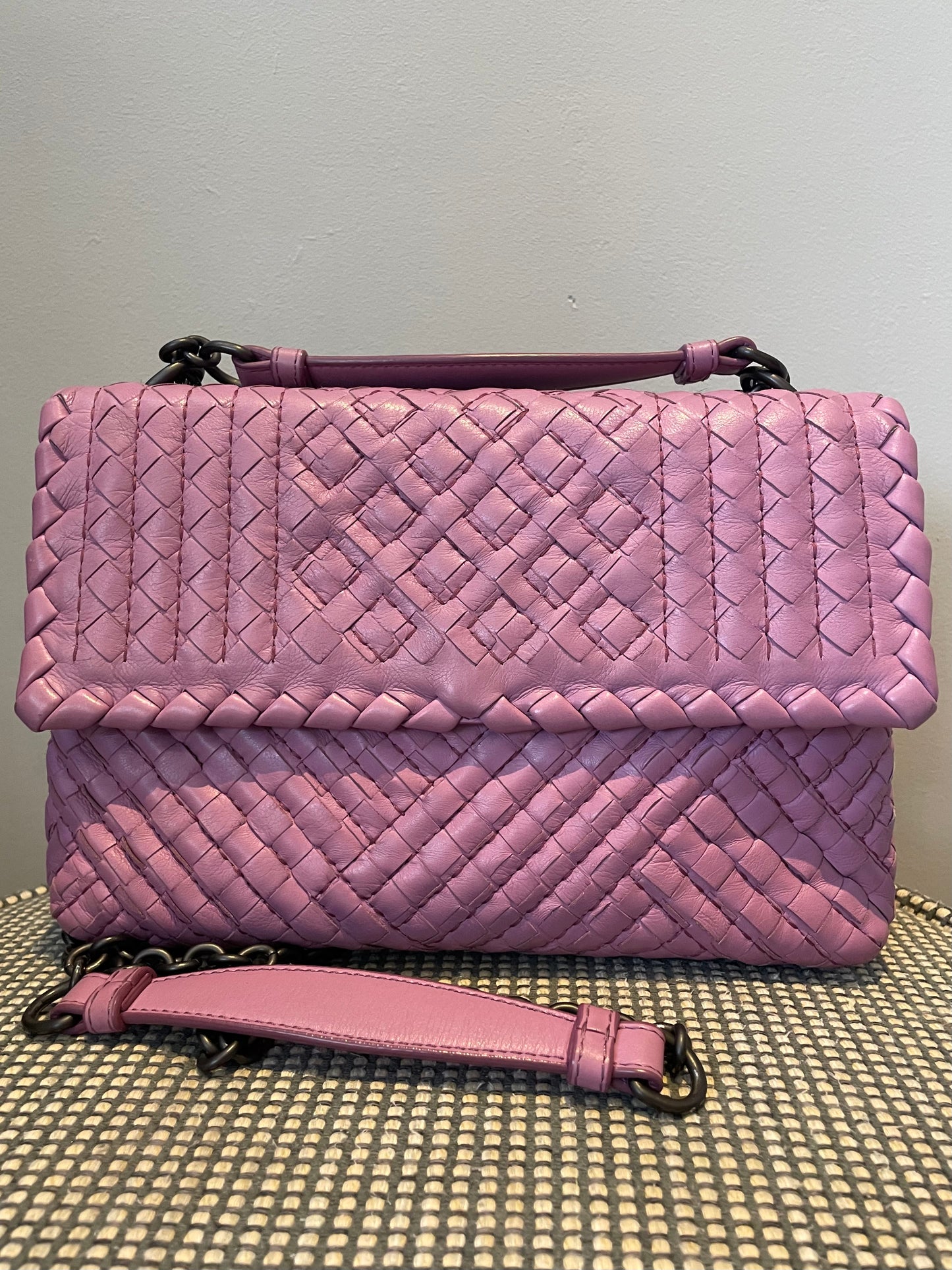 Preloved Bottega Veneta Boutis Intrecciato Olimpia Bag, Small