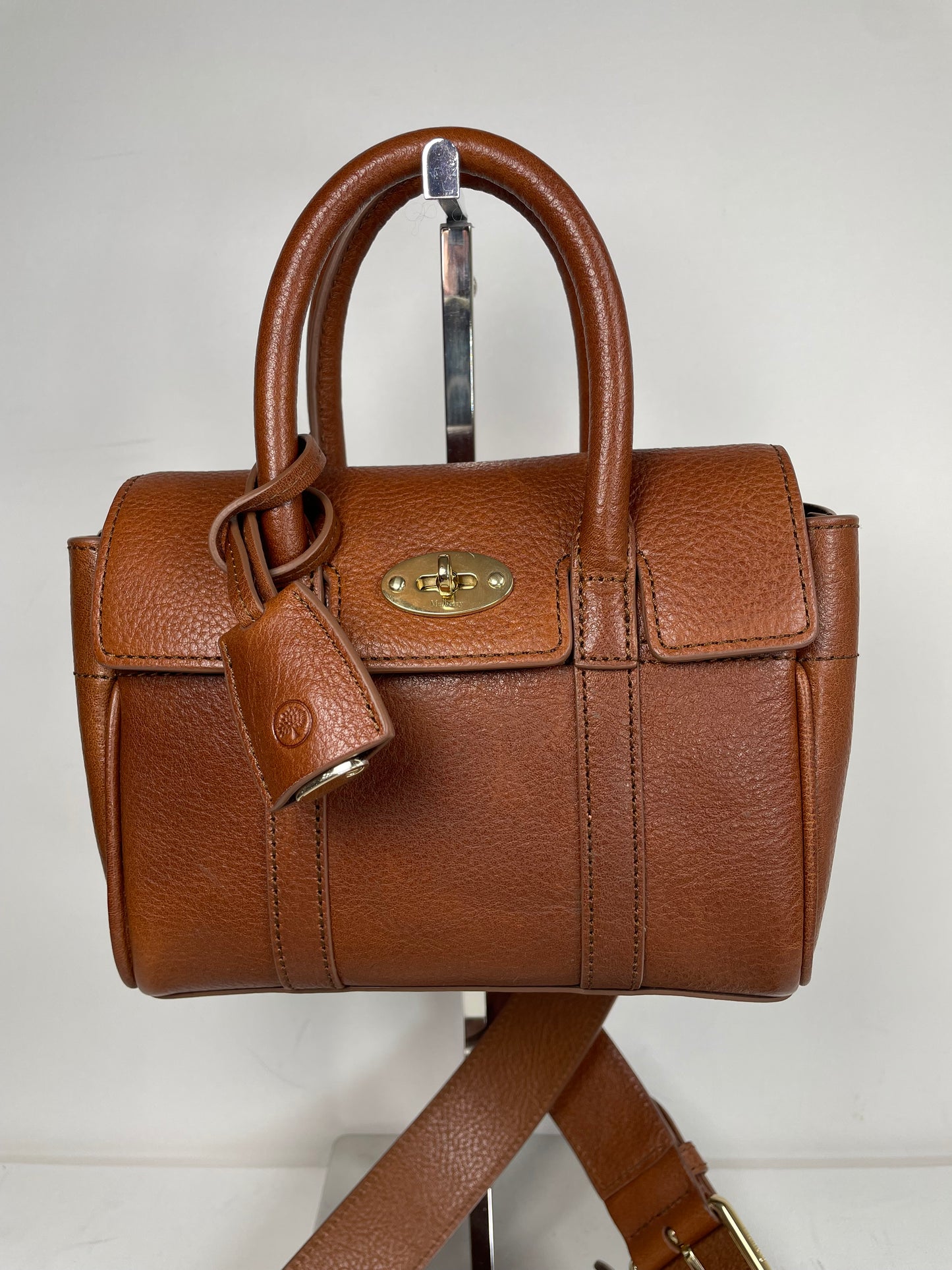 Preloved Mulberry Bayswater Satchel Bag, Mini