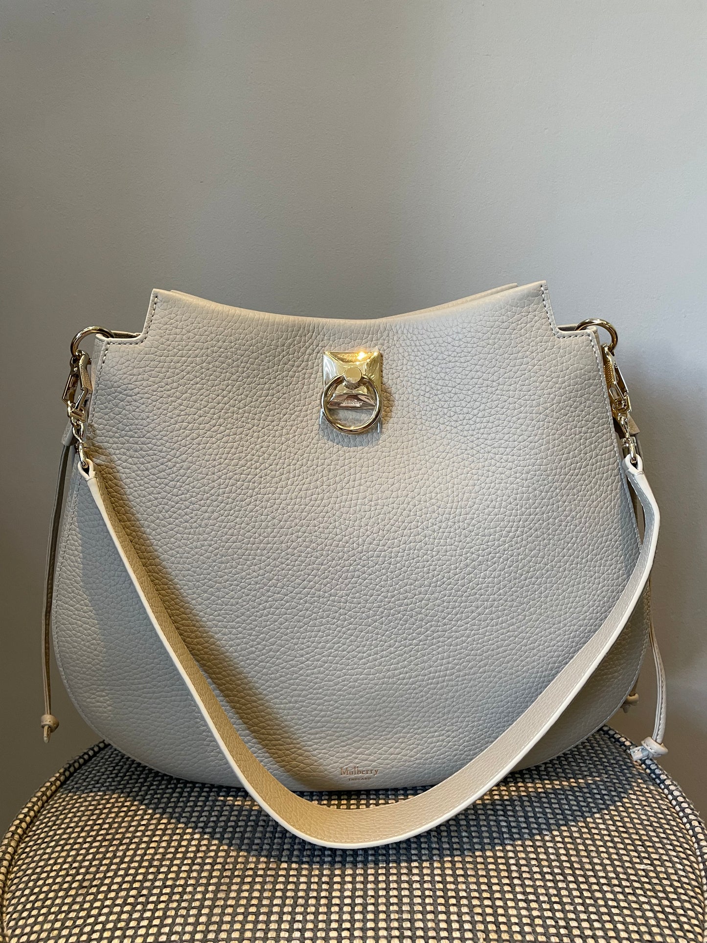Preloved Mulberry Iris Hobo Shoulder Bag, Large