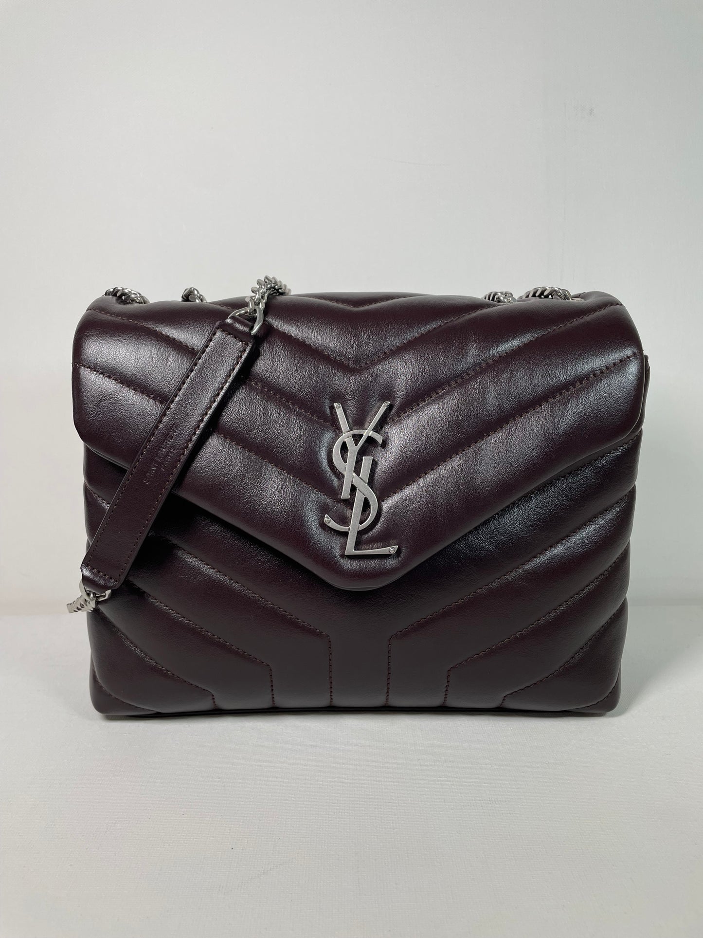 Preloved Yves Saint Laurent Quilted LouLou Shoulder Bag, Small