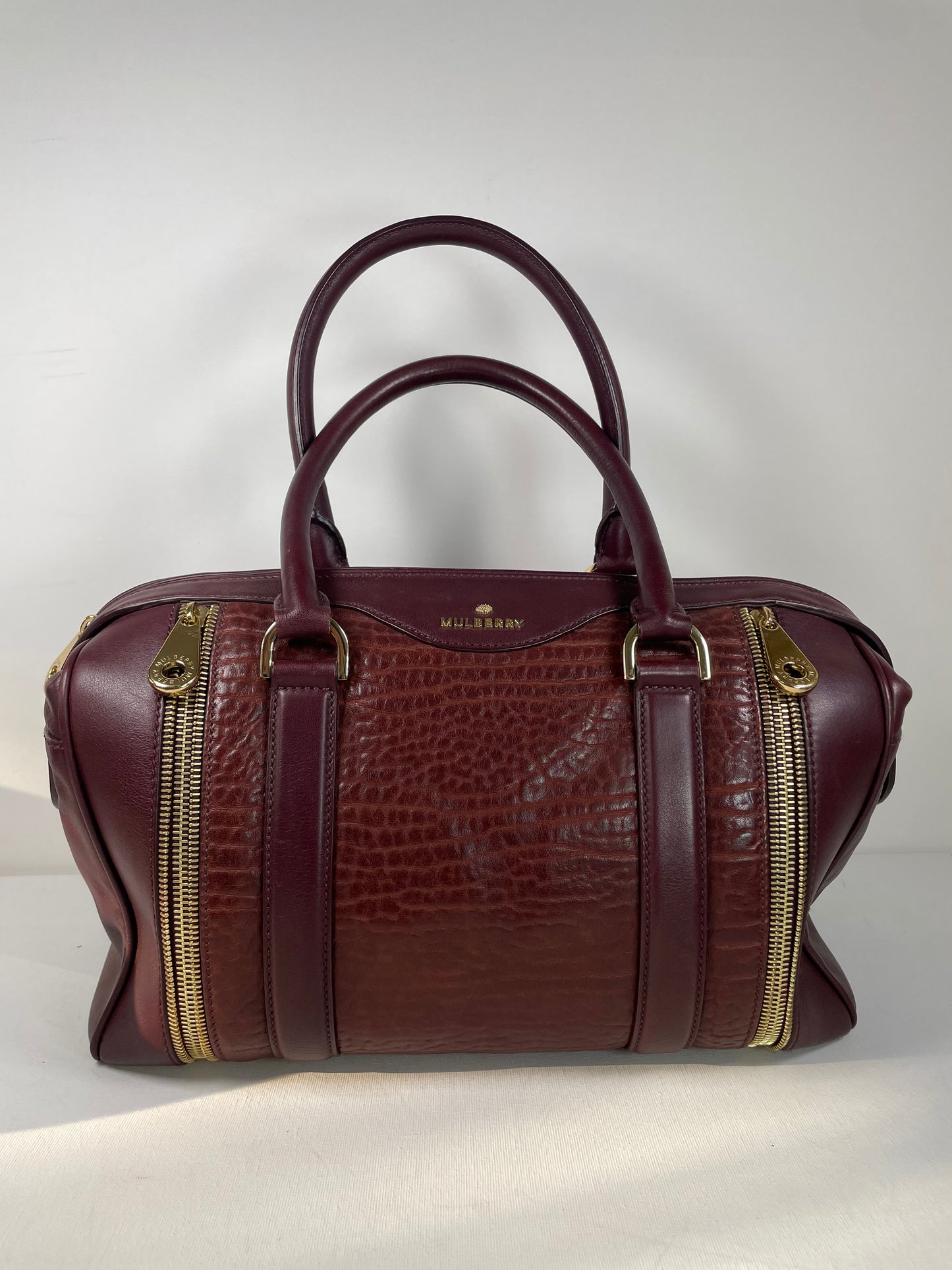 Preloved Mulberry Tasha Boston Bag