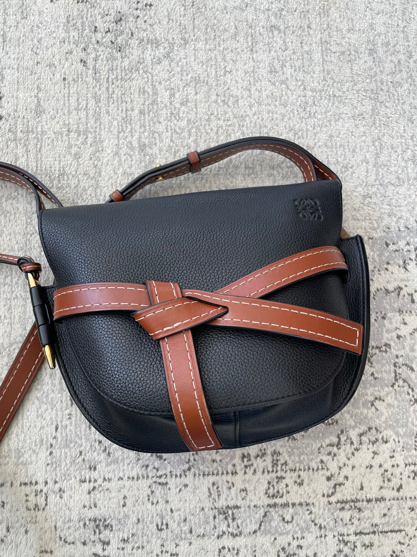 Preloved Loewe Gate Crossbody Bag, Small