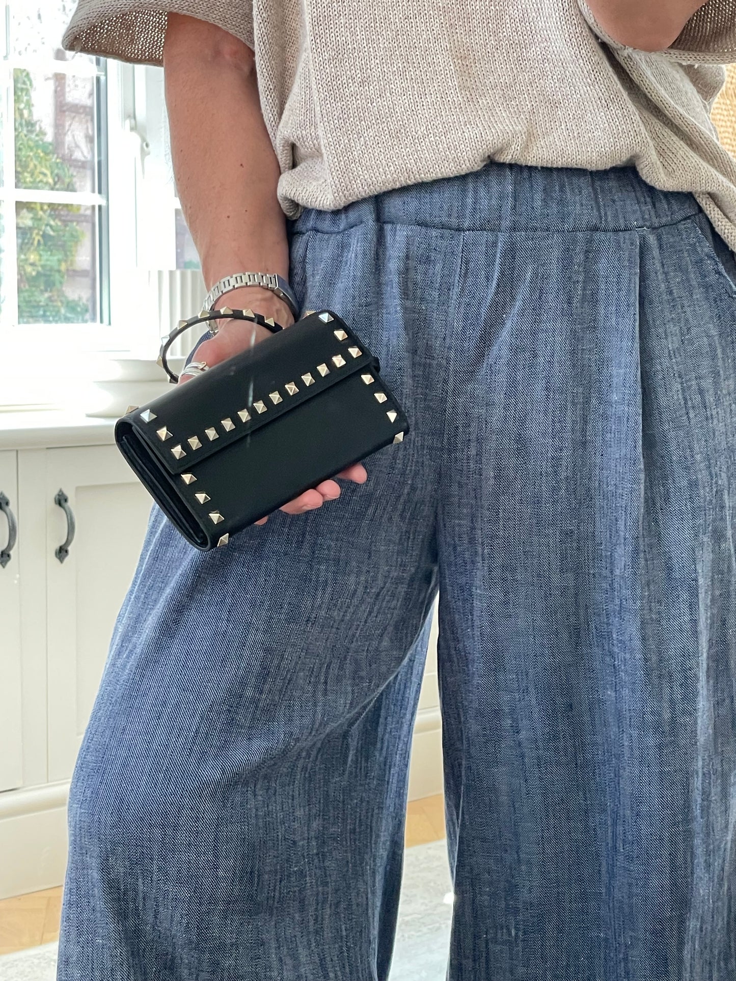 Preloved Valentino Garavani Rockstud Wristlet Wallet