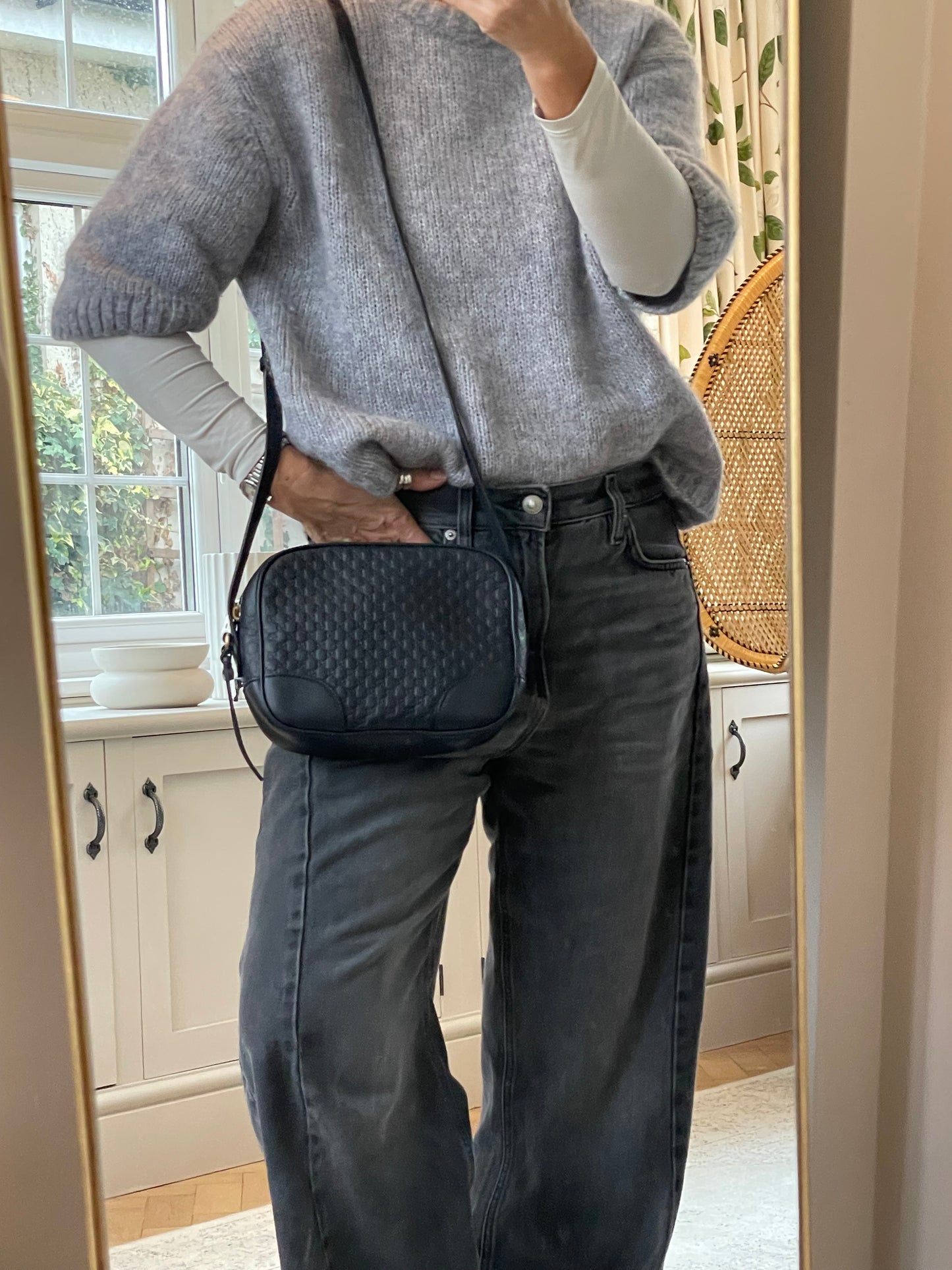 Preloved Gucci GG Guccissima Leather Bree Crossbody