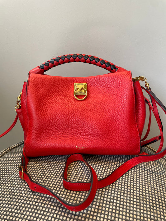 Preloved Mulberry Iris Top Handle Bag, Small
