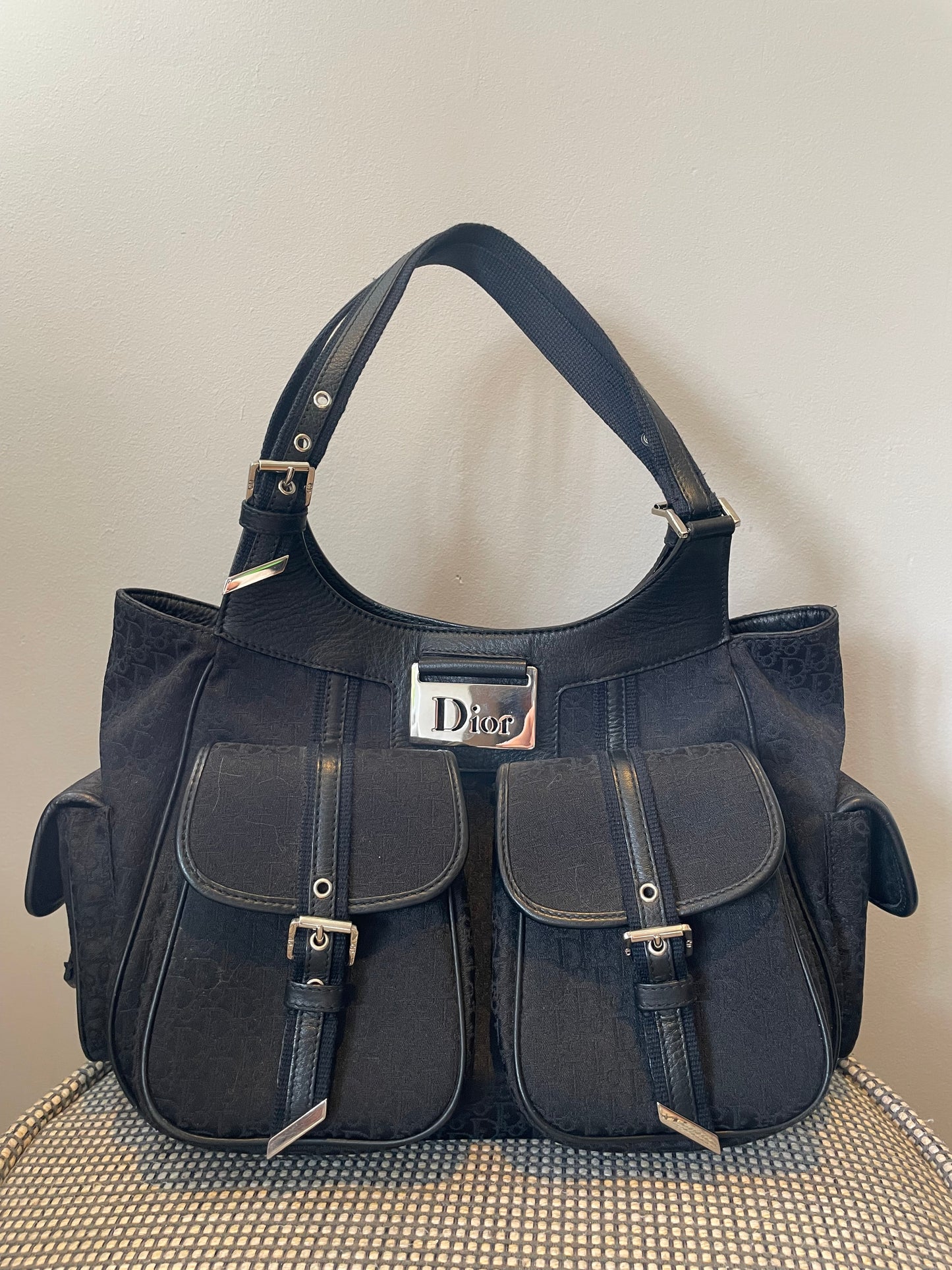 Preloved Vintage Dior Diorissimo Cargo Shoulder Bag