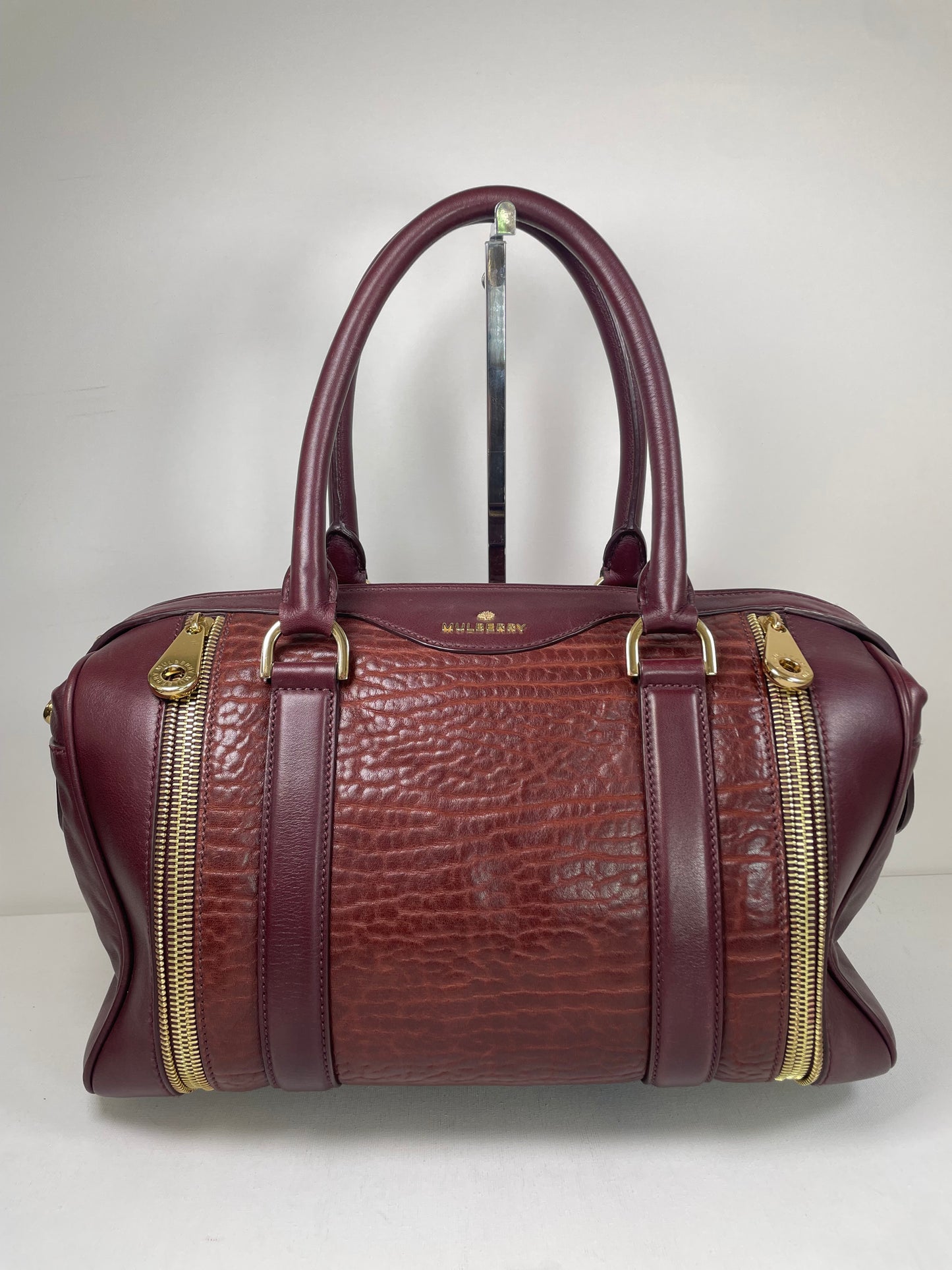 Preloved Mulberry Tasha Boston Bag