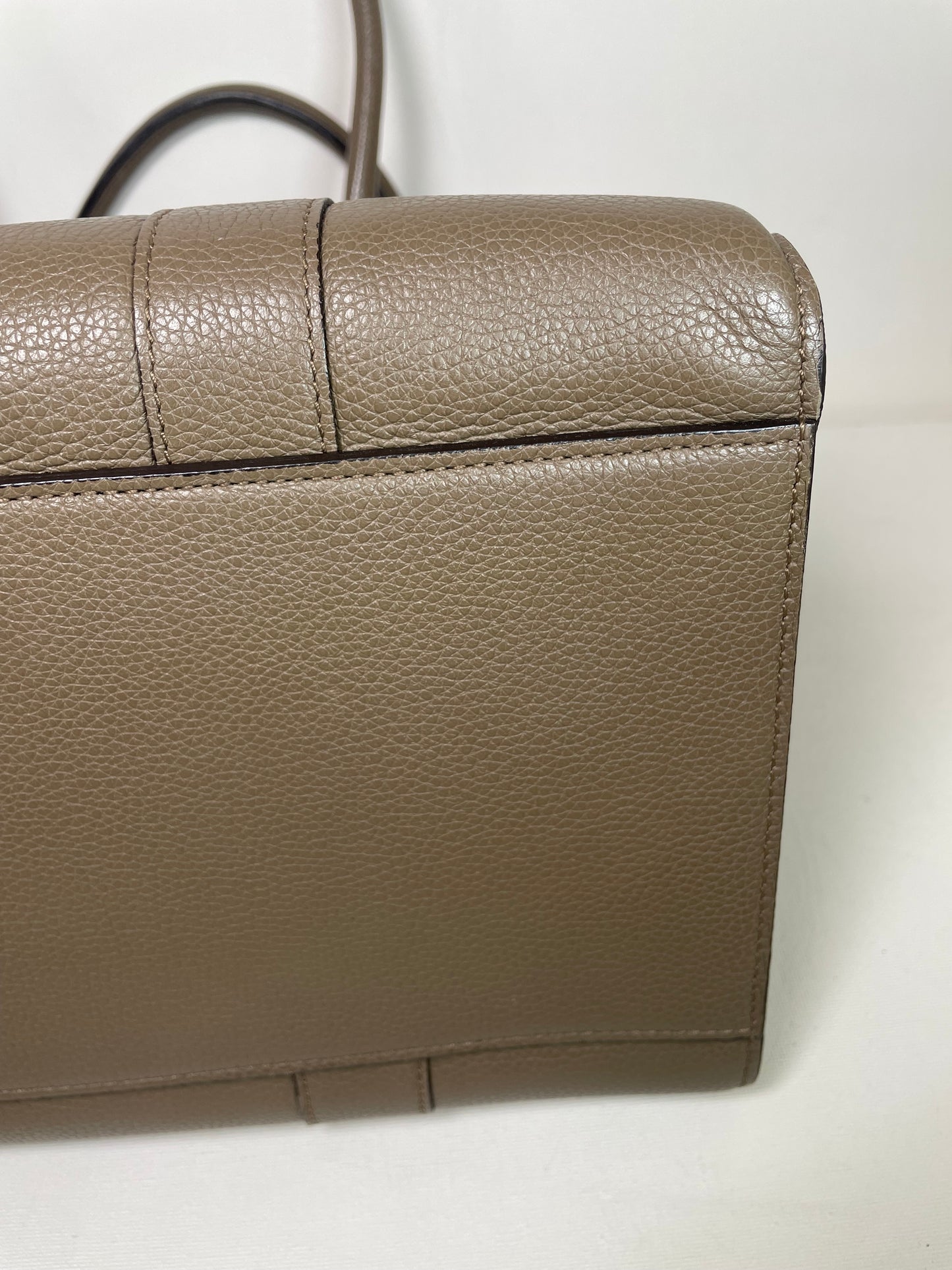 Preloved Mulberry Classic Grain Zipped Bayswater Bag, Large