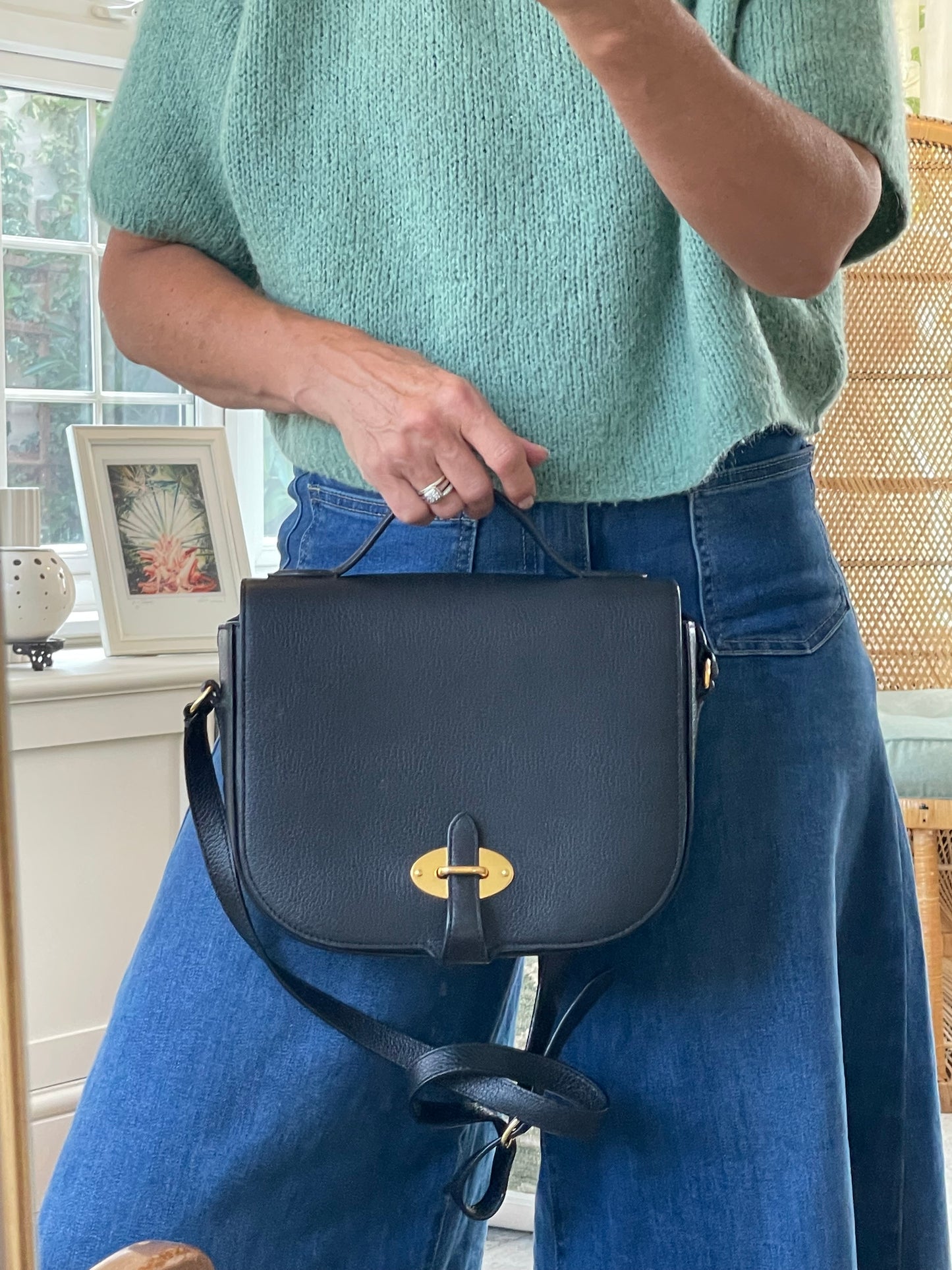 Preloved Mulberry Tenby Satchel Shoulder Bag, Large